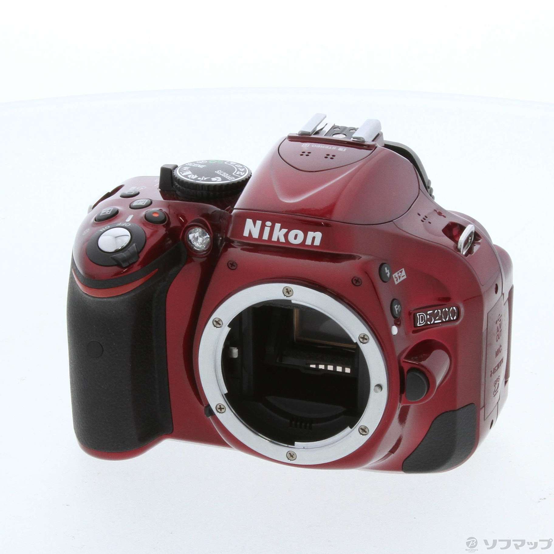 中古】NIKON D5200 ボディ (レッド) [2133032111753] - リコレ 