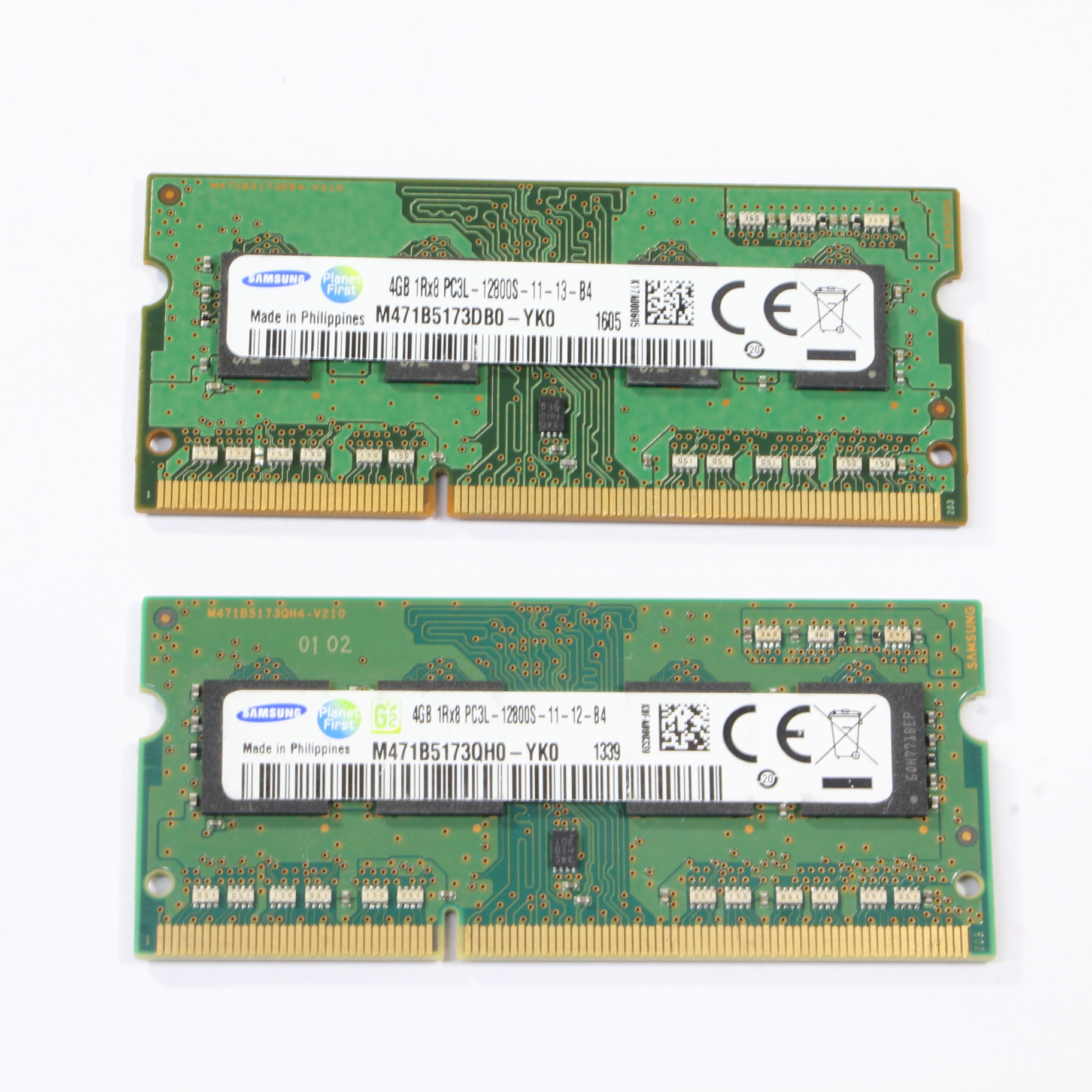 中古】低電圧版ノートPCメモリ 204P DDR3 8GB 4GB×2枚組 PC3L-12800