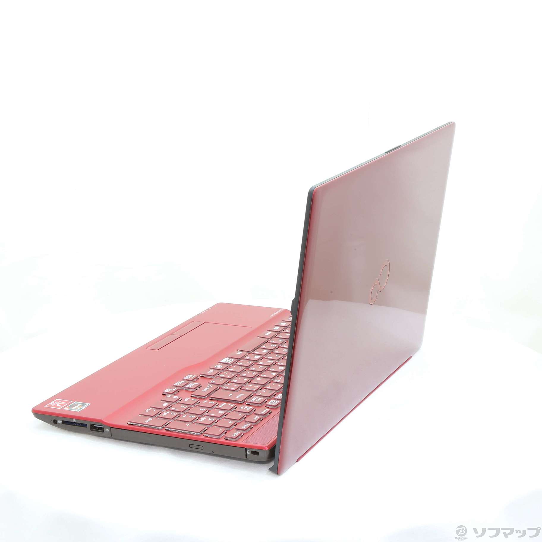 〔展示品〕 LIFEBOOK AH43／E3 FMVA43E3R ガーネットレッド 〔Windows 10〕 ◇04/05(月)新入荷！