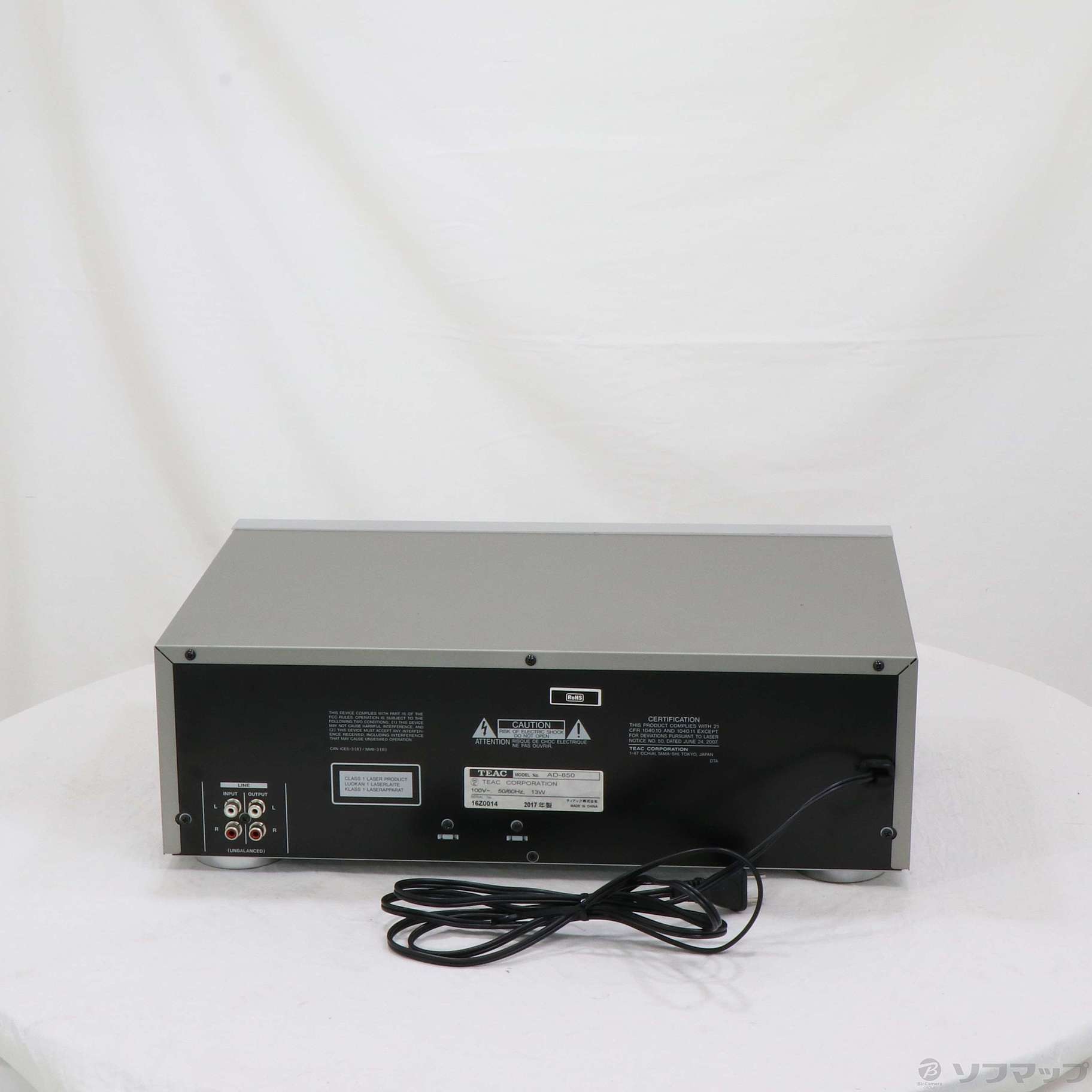 中古】〔展示品〕 AD-850 カセットデッキ／CDプレーヤー
