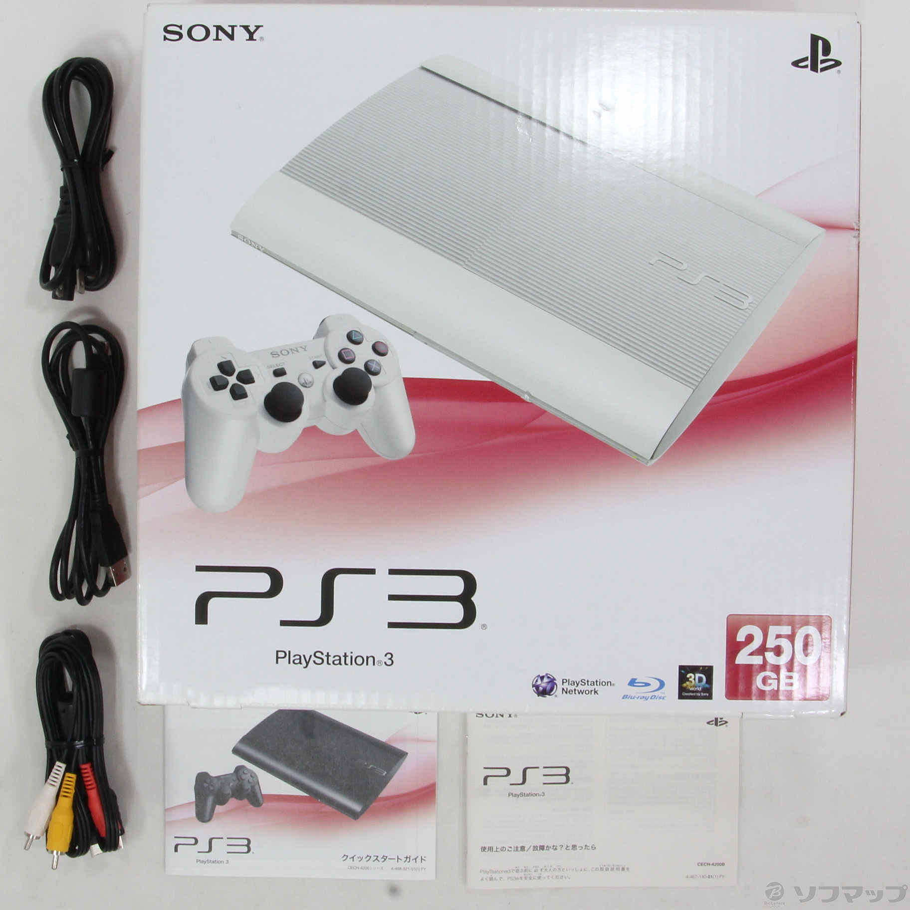 未使用 】PS3 CECH-4200B 250GB ホワイト デッドストック - Nintendo 