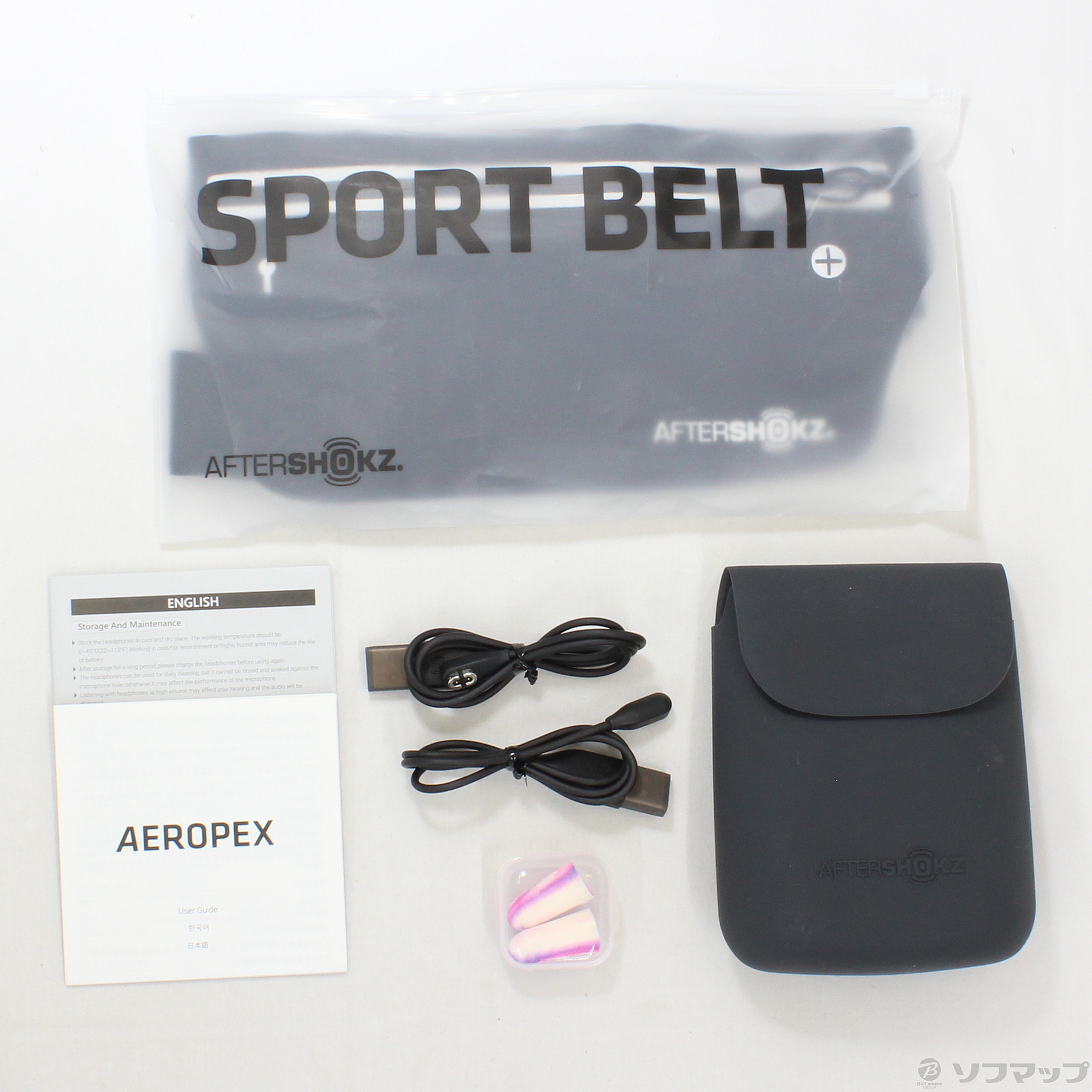 中古】Aeropex コズミックブラック AFT-SP-000002 [2133032224101