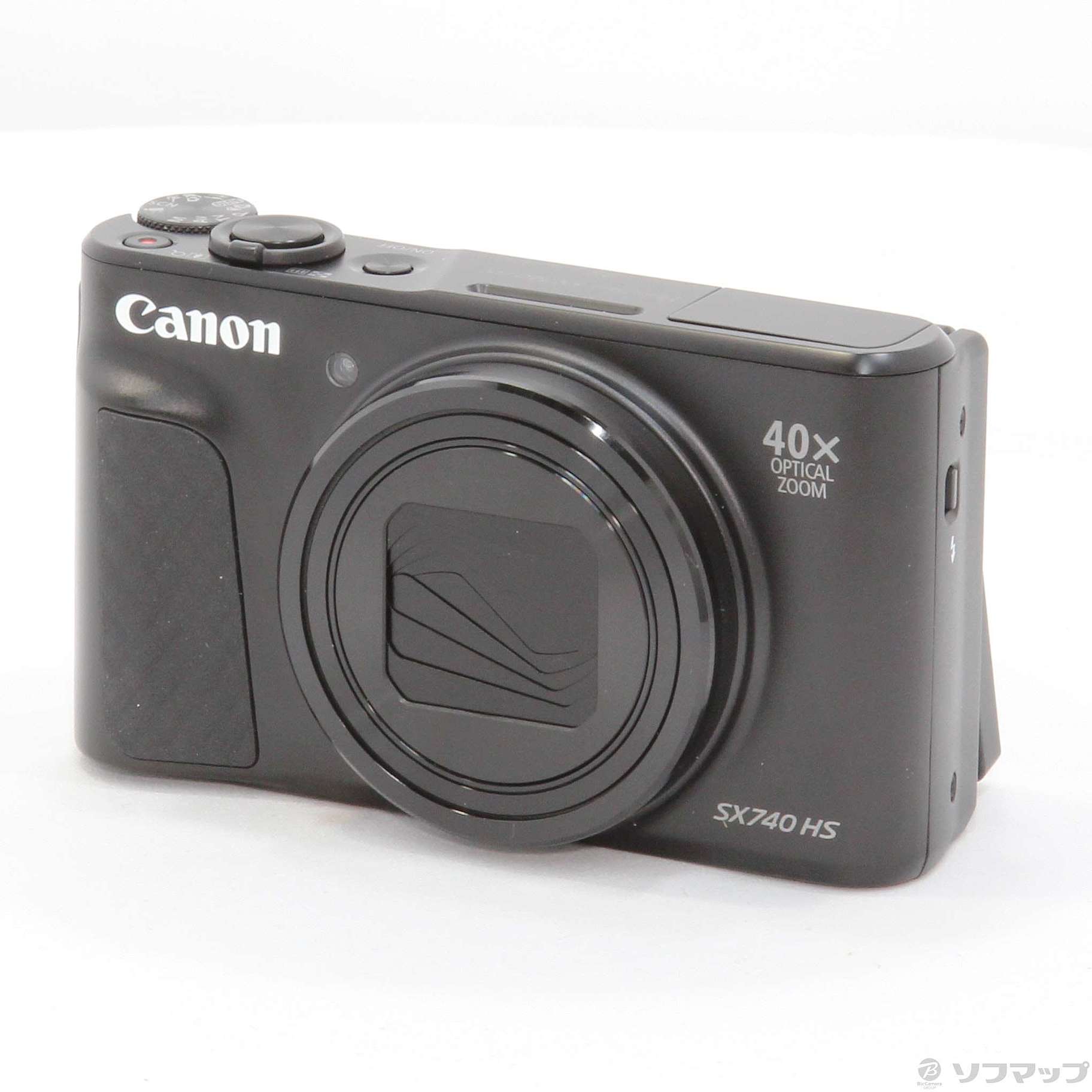 中古】PowerShot SX740 HS ブラック [2133032231062] - リコレ