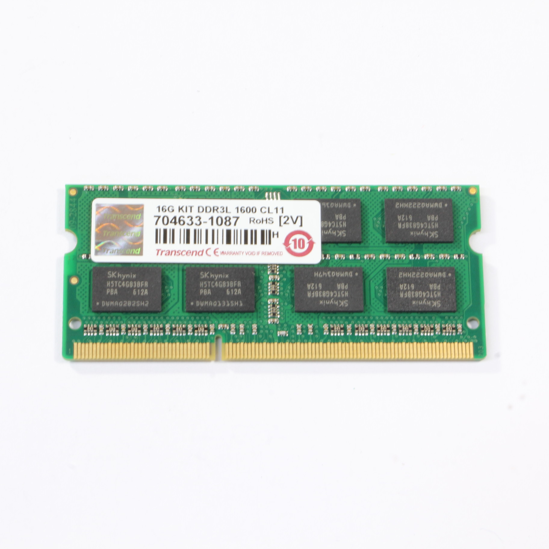 ノート用メモリ S.O.DIMM DDR PC3L-12800 8GB (4GB×2枚セット) 【公式