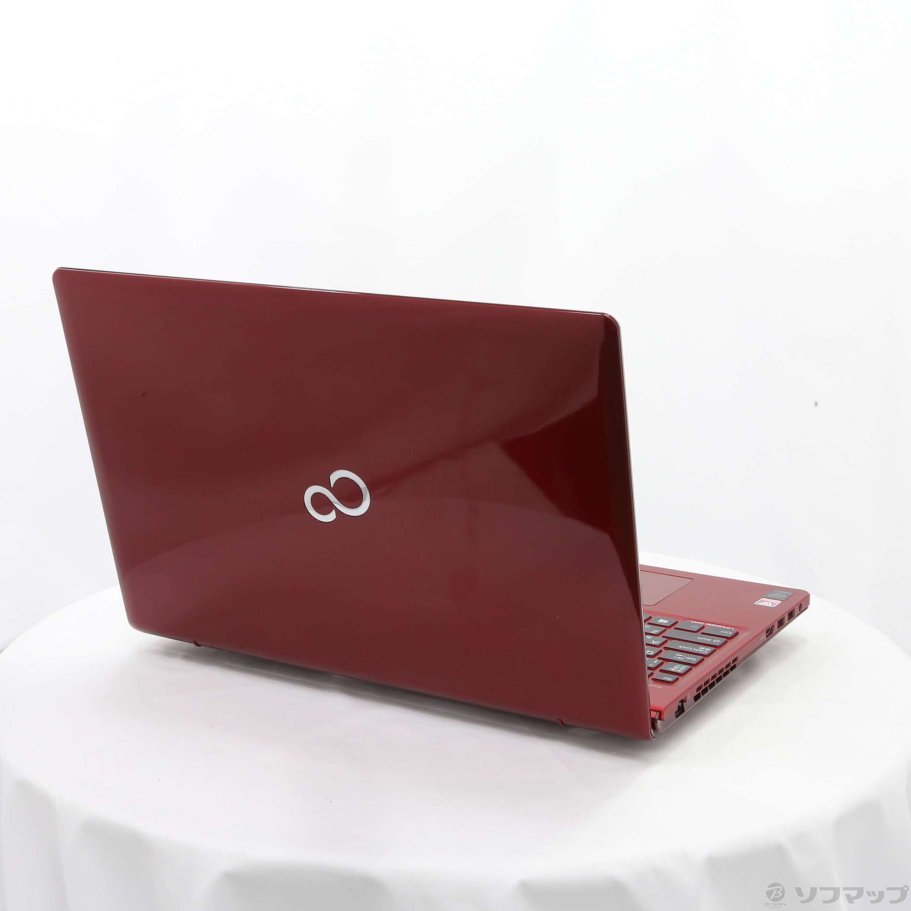 中古】LIFEBOOK AH77／S FMVA77SR ガーネットレッド