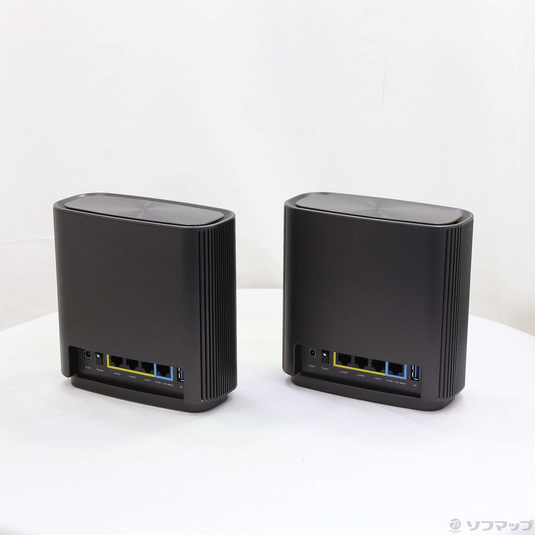 中古】Wi-Fiルーター ZenWiFi AX ブラック XT8 2台セット