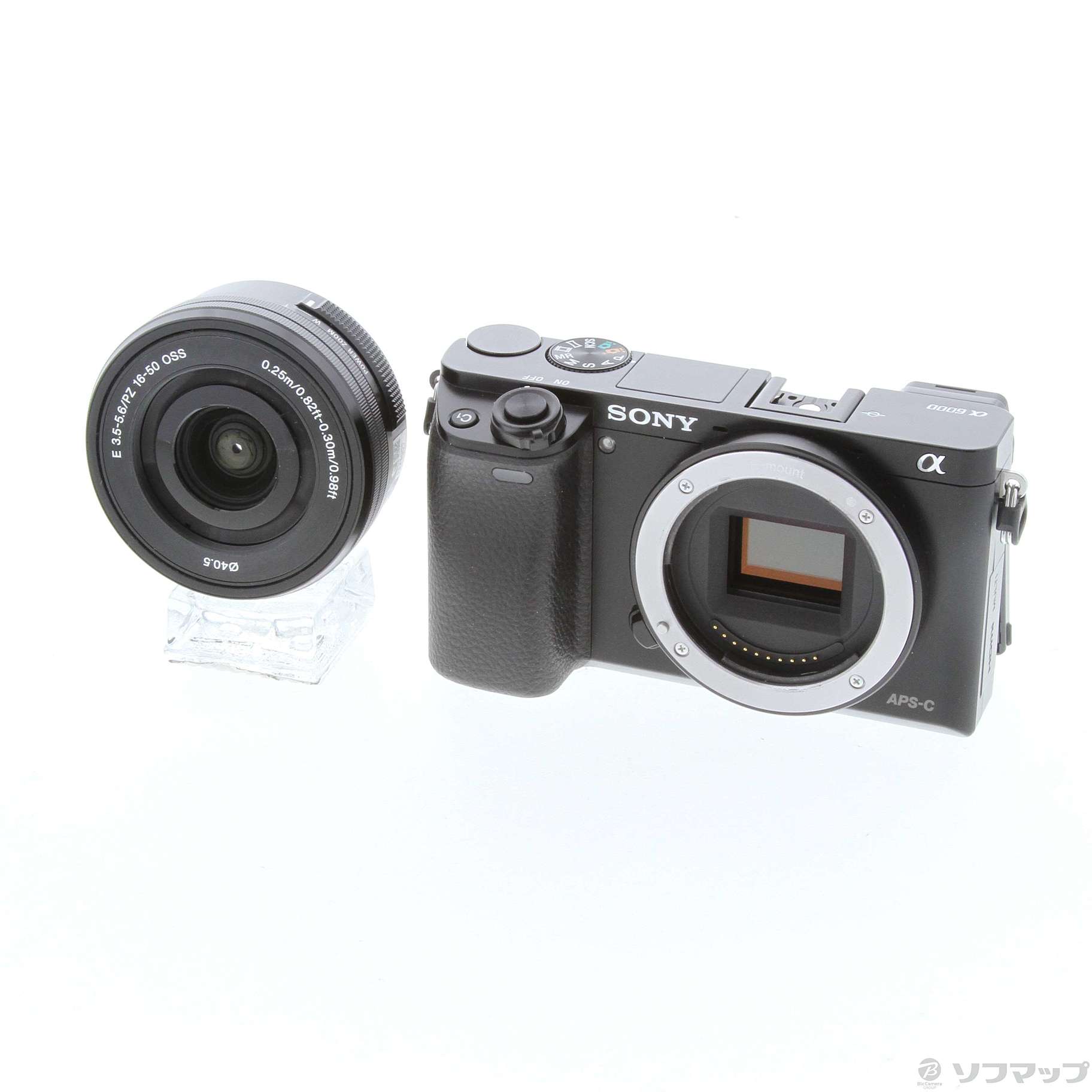 中古】α6000 パワーズームレンズキット ブラック ILCE-6000L ◇06/14