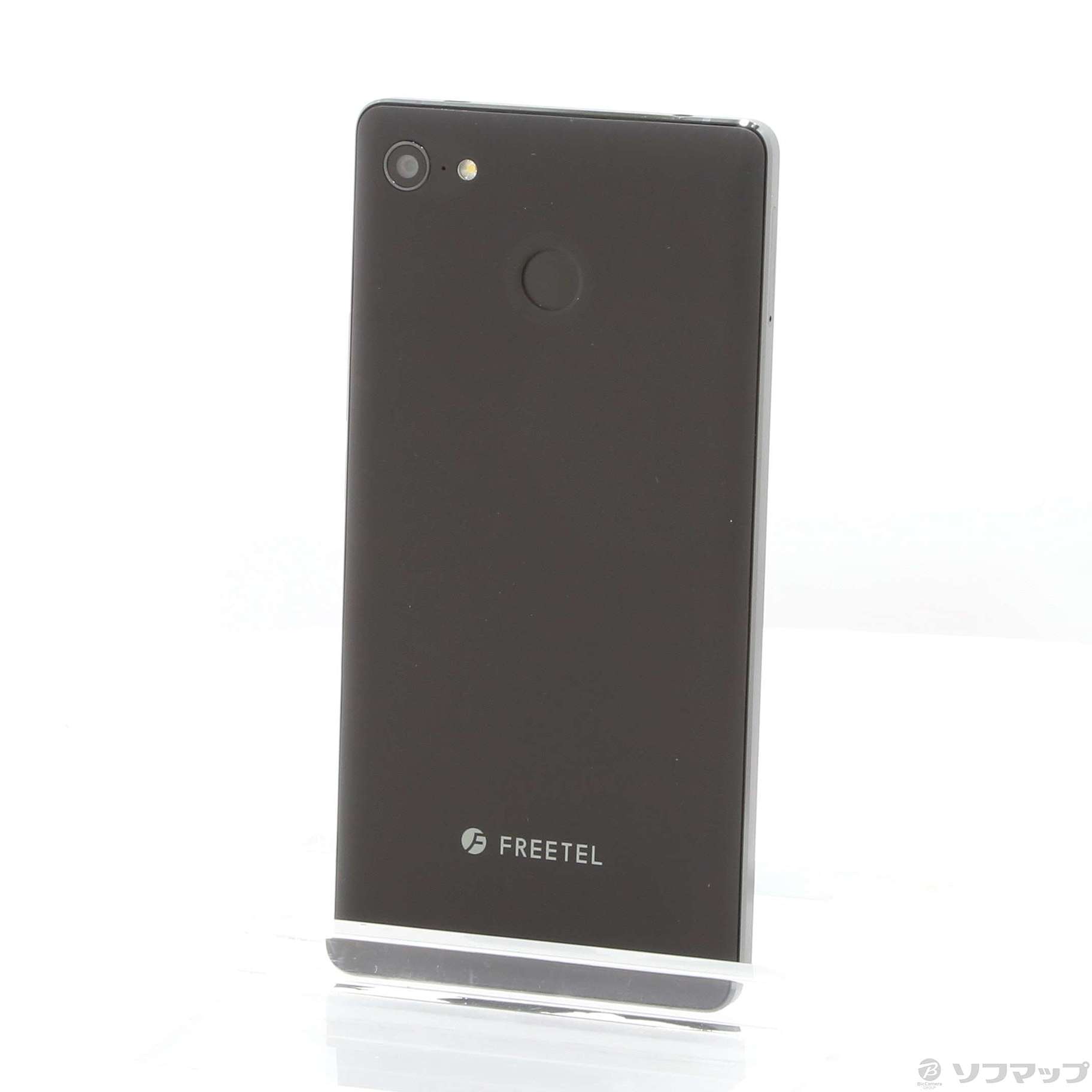 中古】FREETEL RAIJIN 64GB マットブラック FTJ162E-RAIJINBK SIM