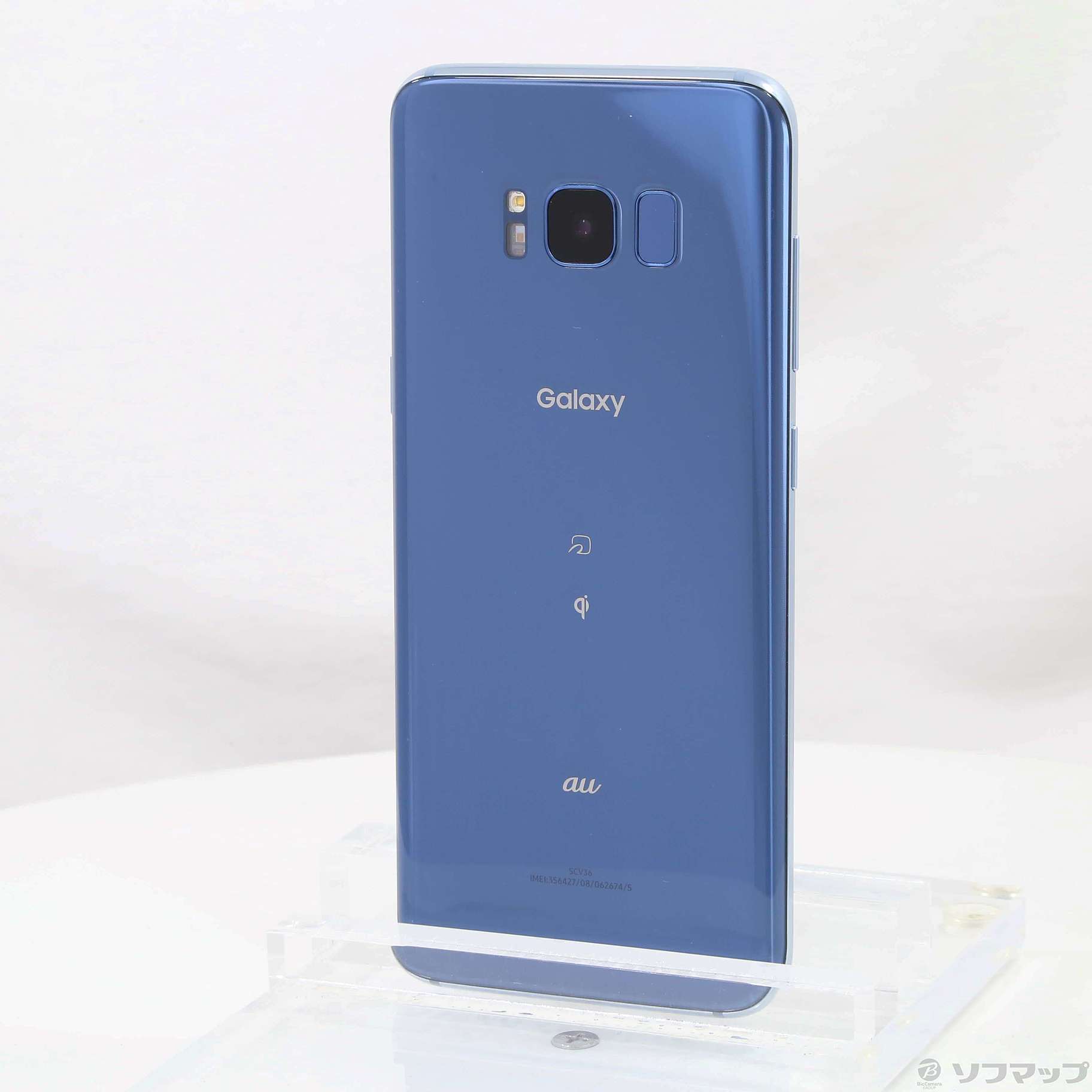 中古】Galaxy S8 64GB コーラルブルー SCV36 auロック解除SIMフリー