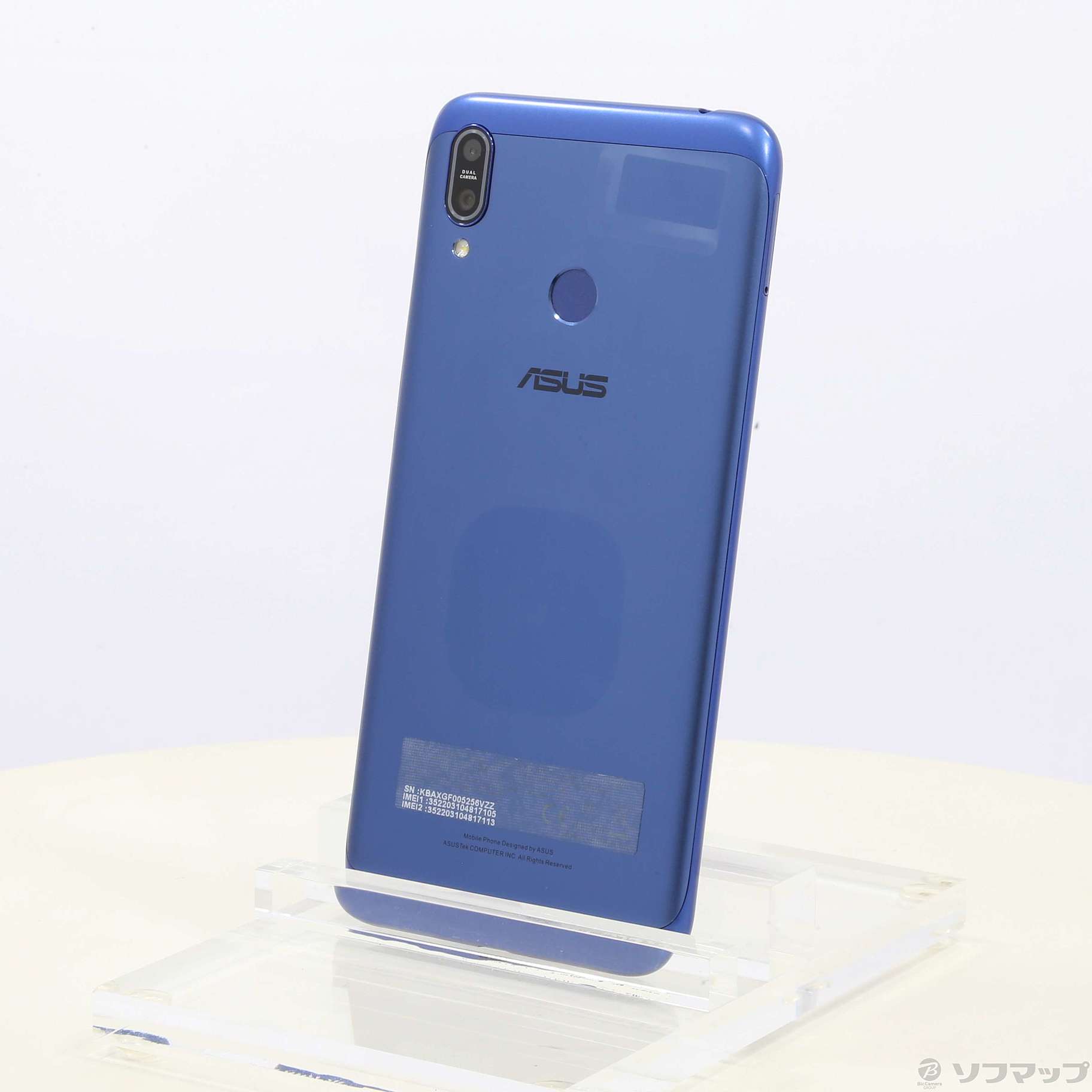 中古】〔展示品〕 ZenFone Max M2 64GB スペースブルー ZB633KL-BL64S4