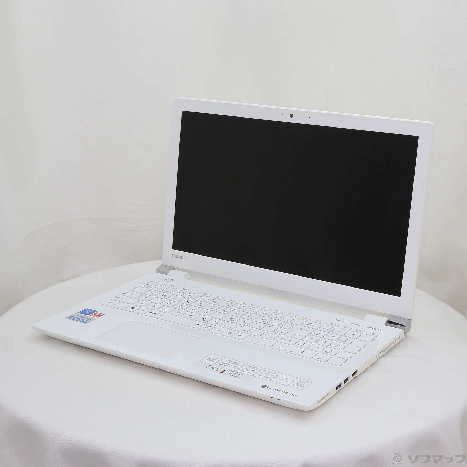 中古】dynabook T45／G PT45GWP-SEA リュクスホワイト 〔Windows 10〕 [2133032303134] -  リコレ！|ビックカメラグループ ソフマップの中古通販サイト