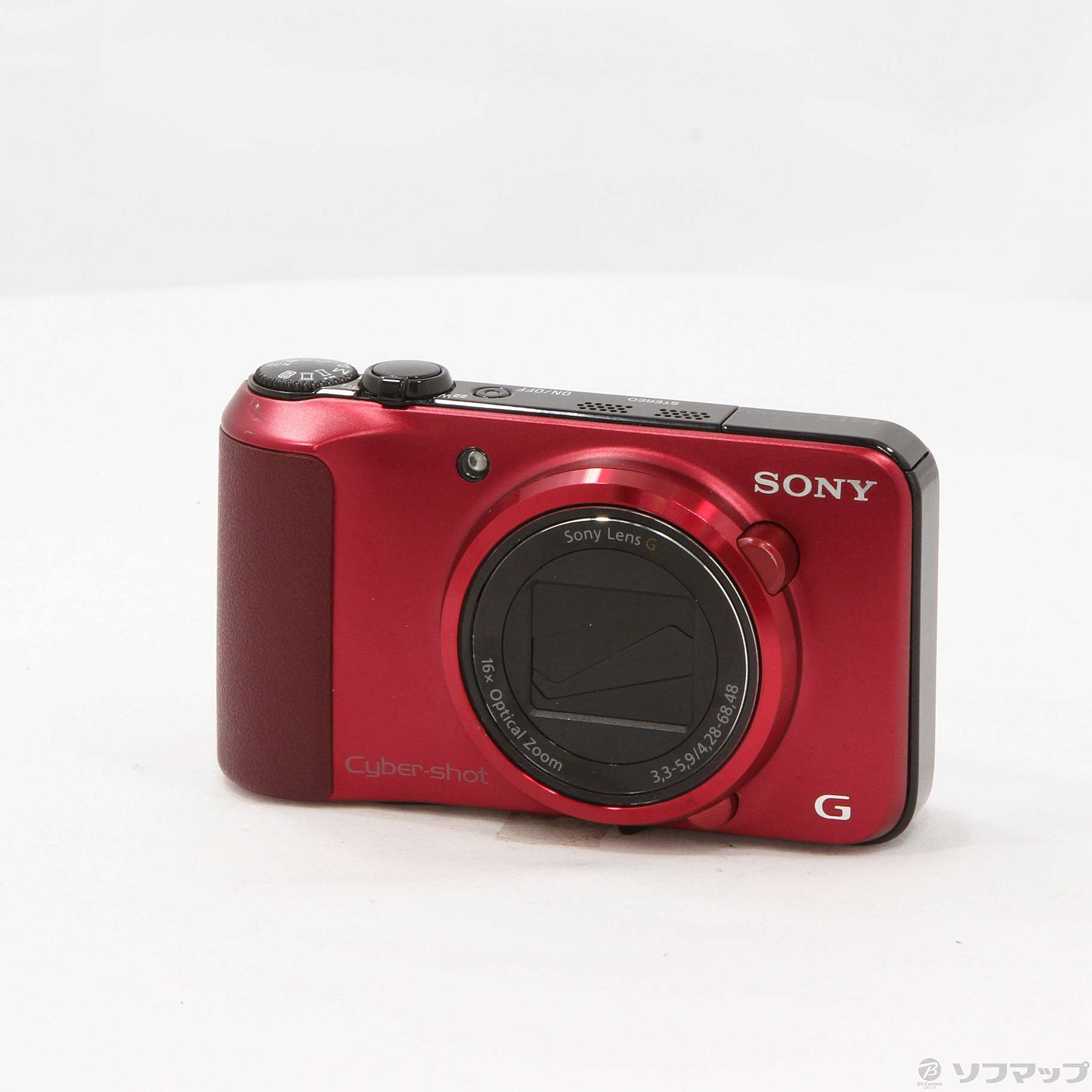 【中古】SONY　デジタルカメラ　DSC-HX10V 中古】DSC-HX10V R(1820万画素／16倍／レッド) [2133032305299