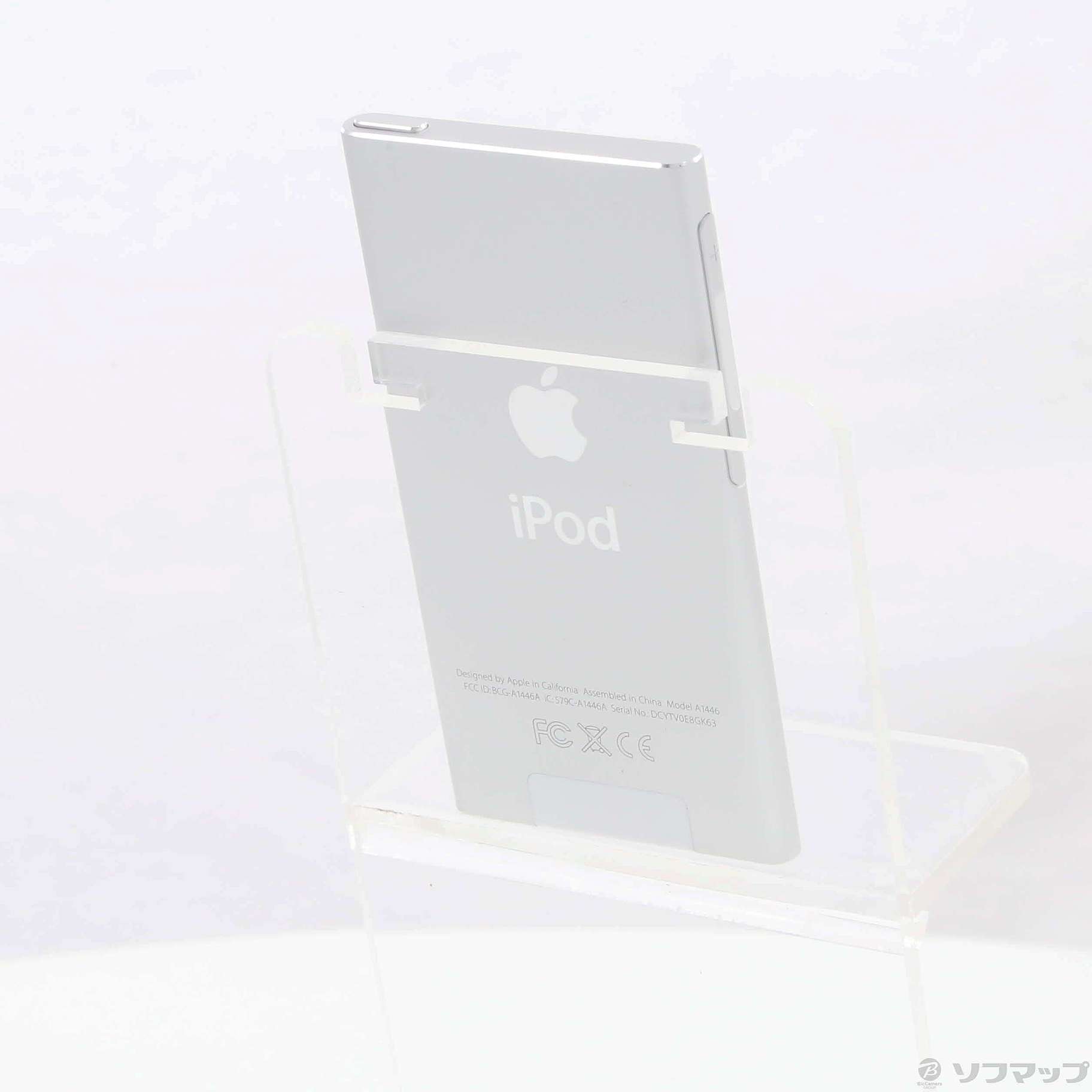中古】iPod nano第7世代 メモリ16GB シルバー MKN22J／A