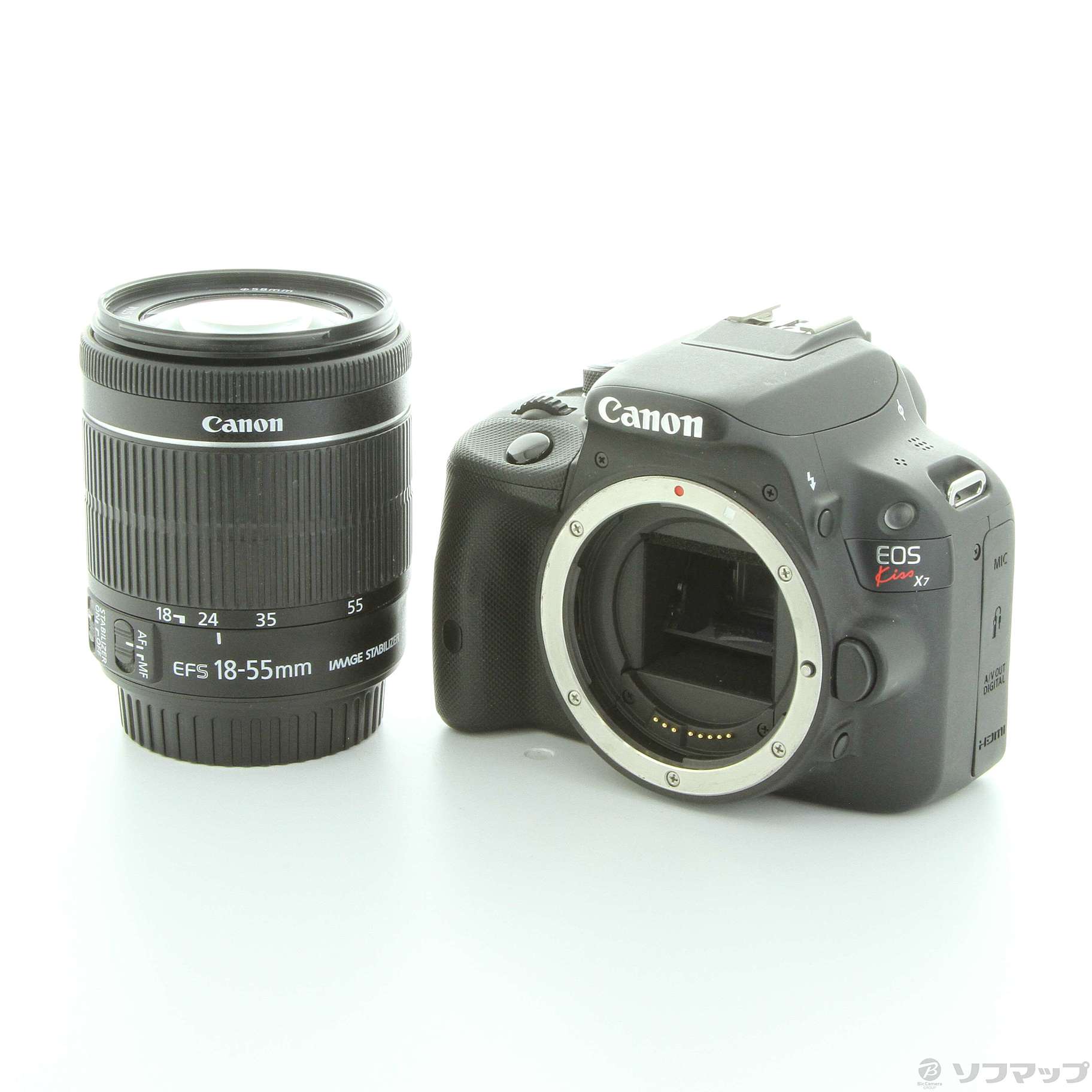 中古】EOS Kiss X7 EF-S18-55 IS STM レンズキット [2133032324092 