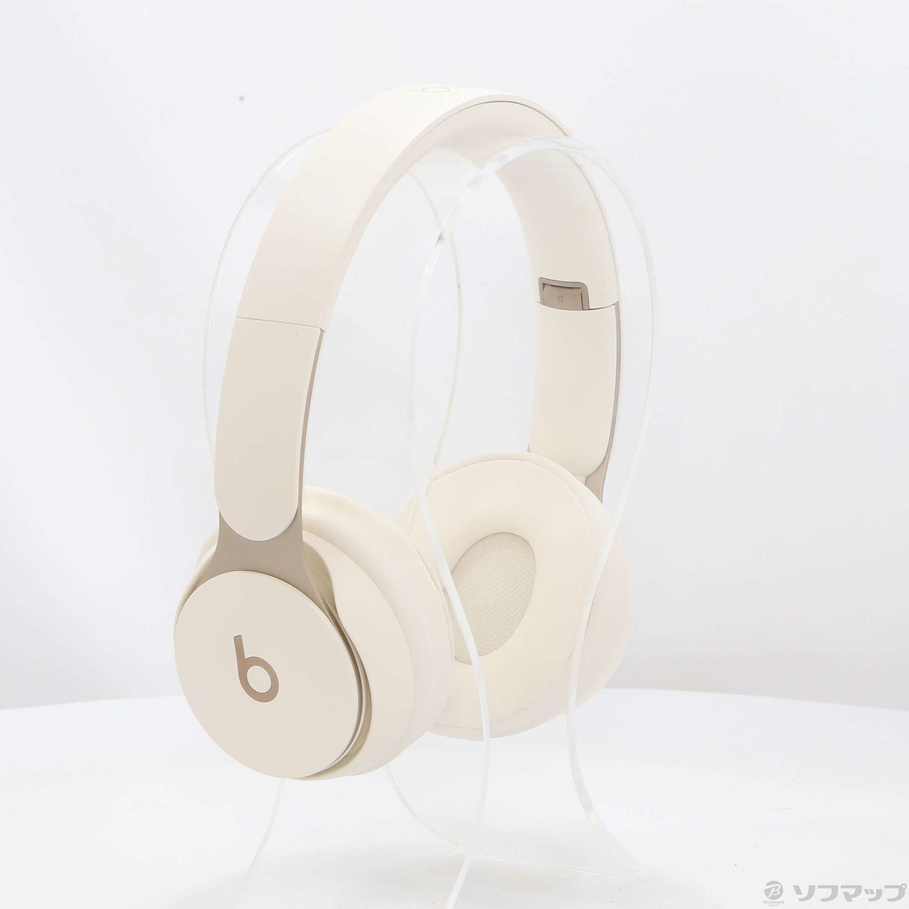 中古】Beats Solo Pro MRJ72FE／A アイボリー [2133032329400