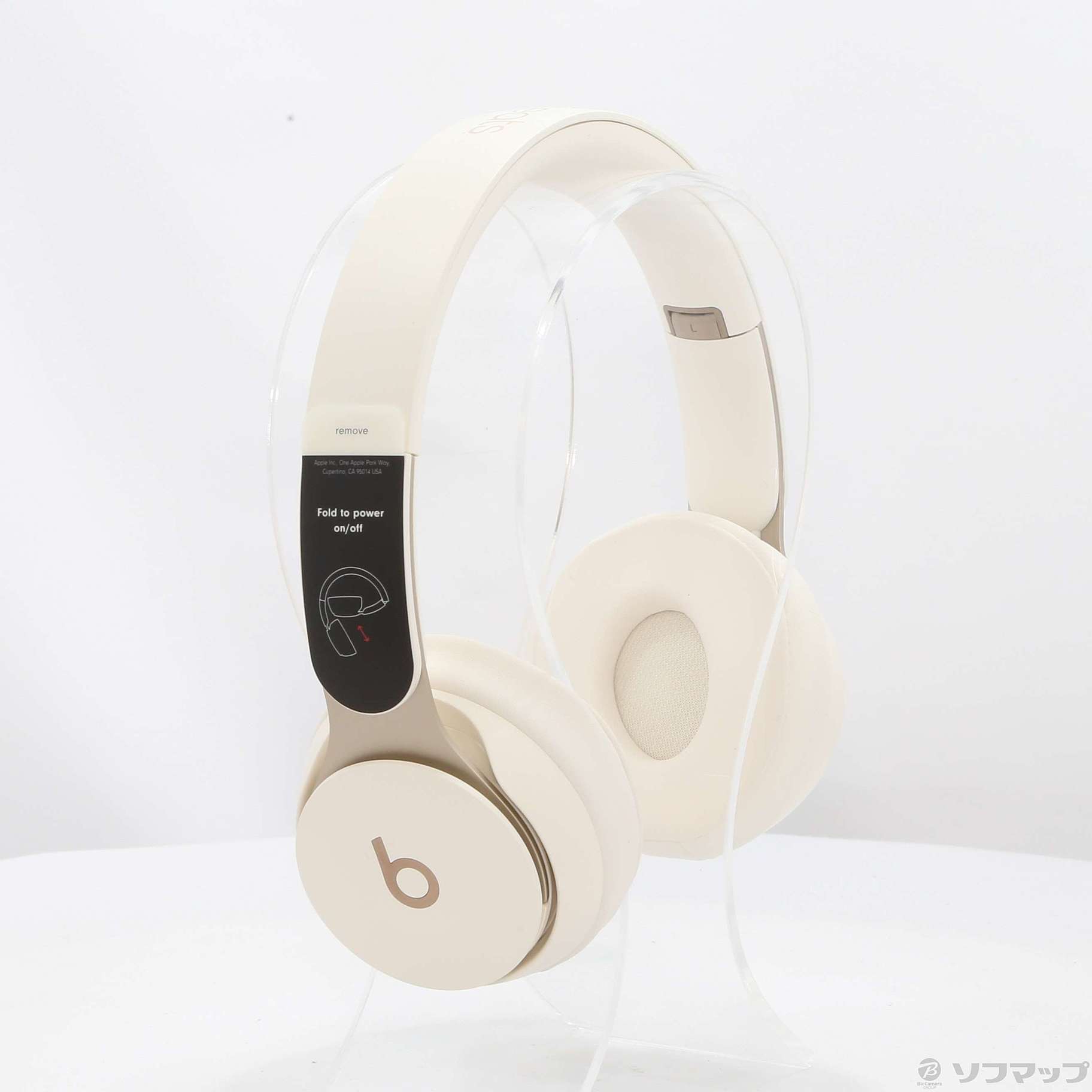 中古】Beats Solo Pro MRJ72FE／A アイボリー [2133032329400