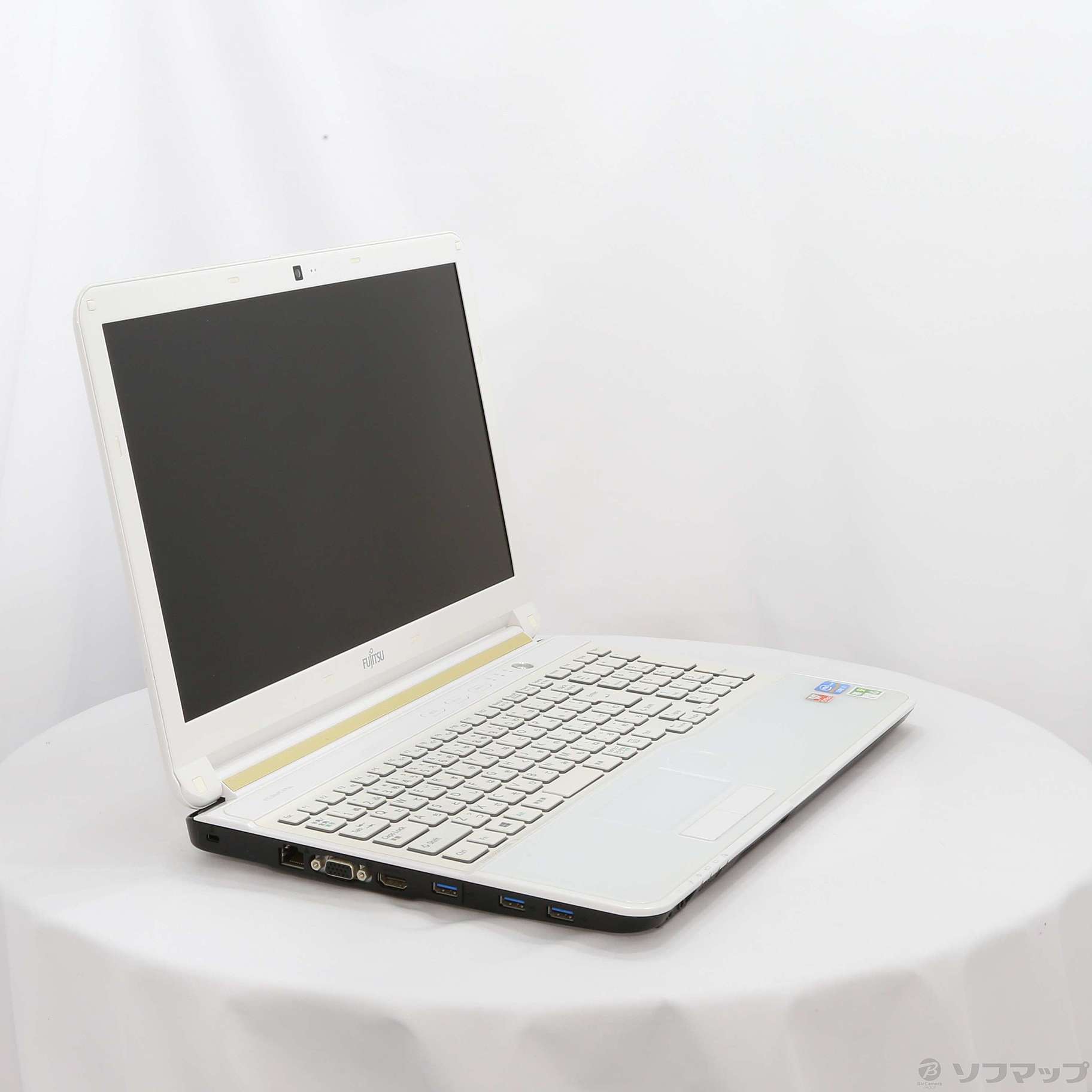 中古】格安安心パソコン LIFEBOOK AH53／K FMVA53KWP アーバンホワイト