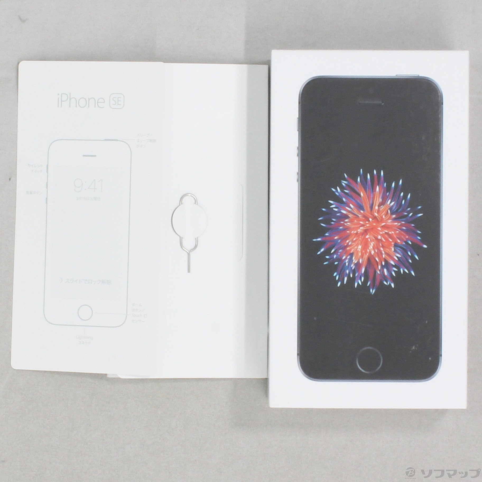 27　液晶新品　iPhoneSE 　16GB 　SIMフリー　スペースグレイ Apple iPhone SE (第1世代) 16GB SIMフリー [スペースグレイ