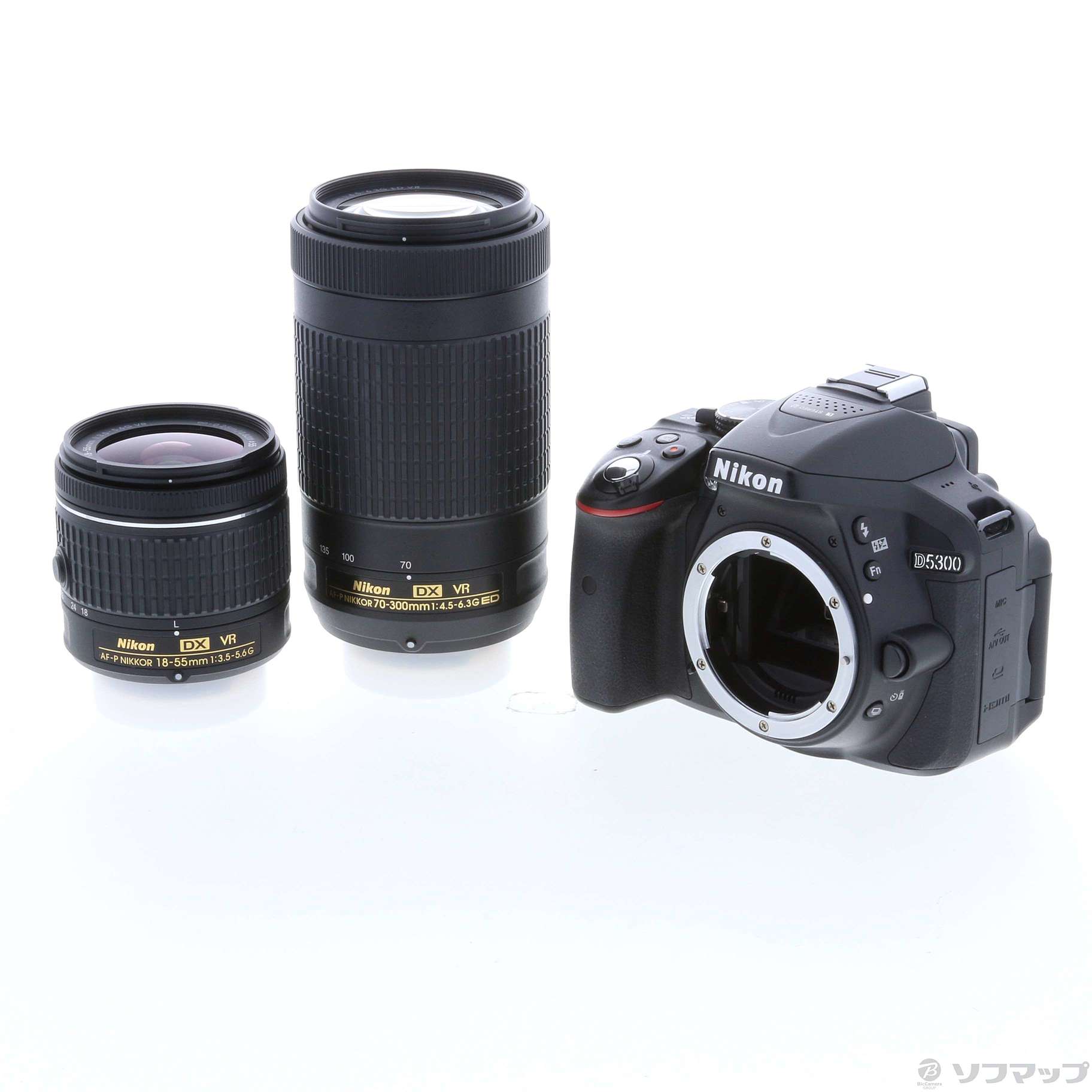 新作入荷格安 Nikon D5300 AF-P ダブルズームキット BLACK cFH5S ...