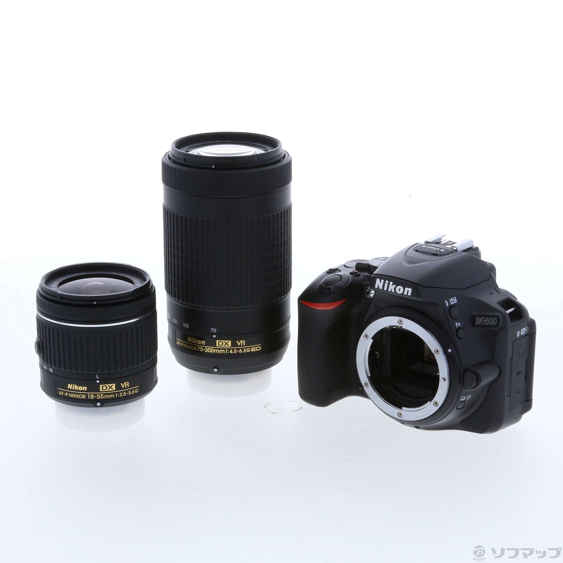 中古】NIKON D5600 ダブルズームキット ブラック ◇06/20(日)値下げ