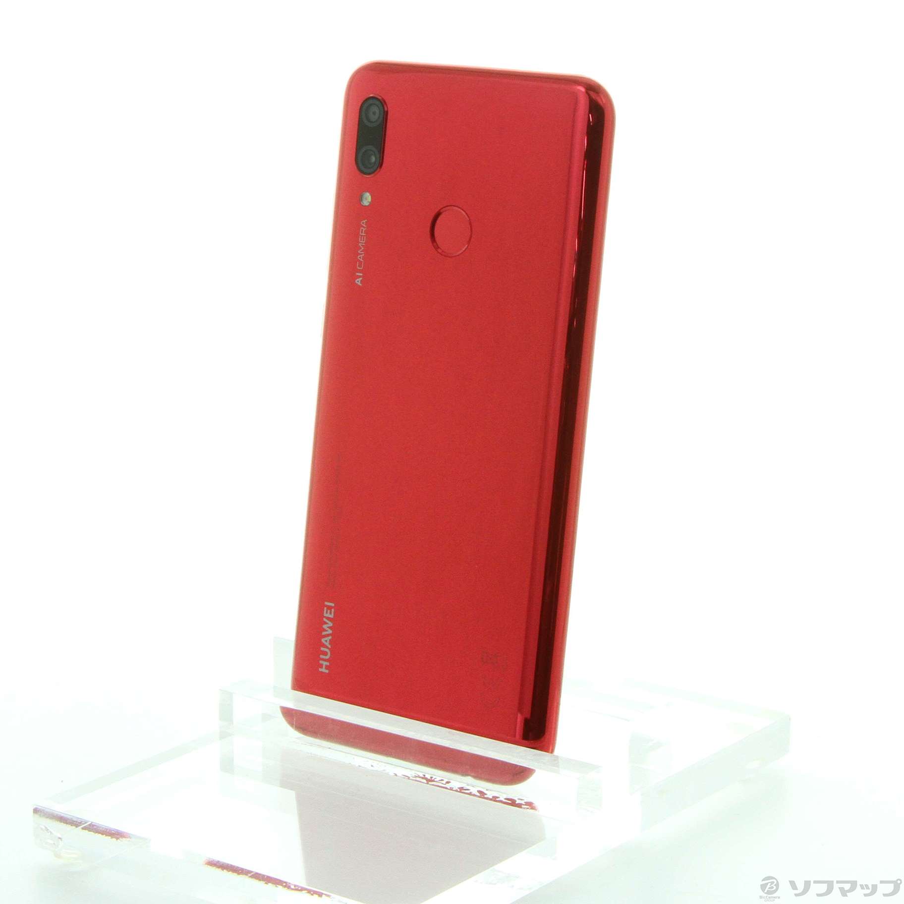 中古】HUAWEI nova lite 3 32GB コーラルレッド POT-LX2J SIMフリー 