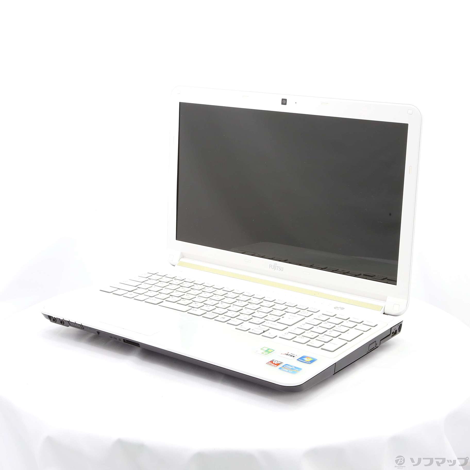 中古】格安安心パソコン LIFEBOOK AH56／H FMVA56HW アーバンホワイト 