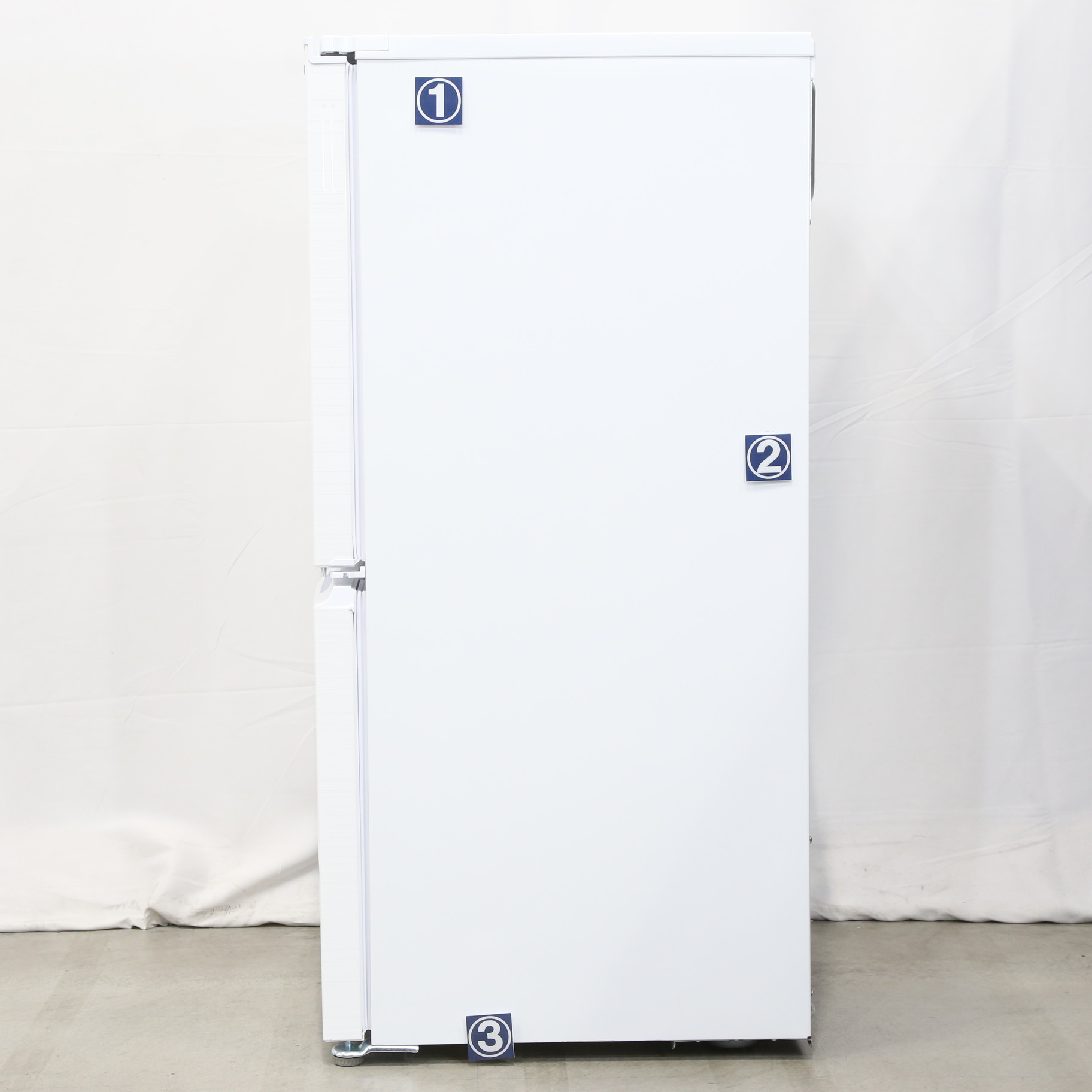 中古】〔展示品〕冷蔵庫 ホワイト系 SJ-D15G-W [2ドア ／右開き／左