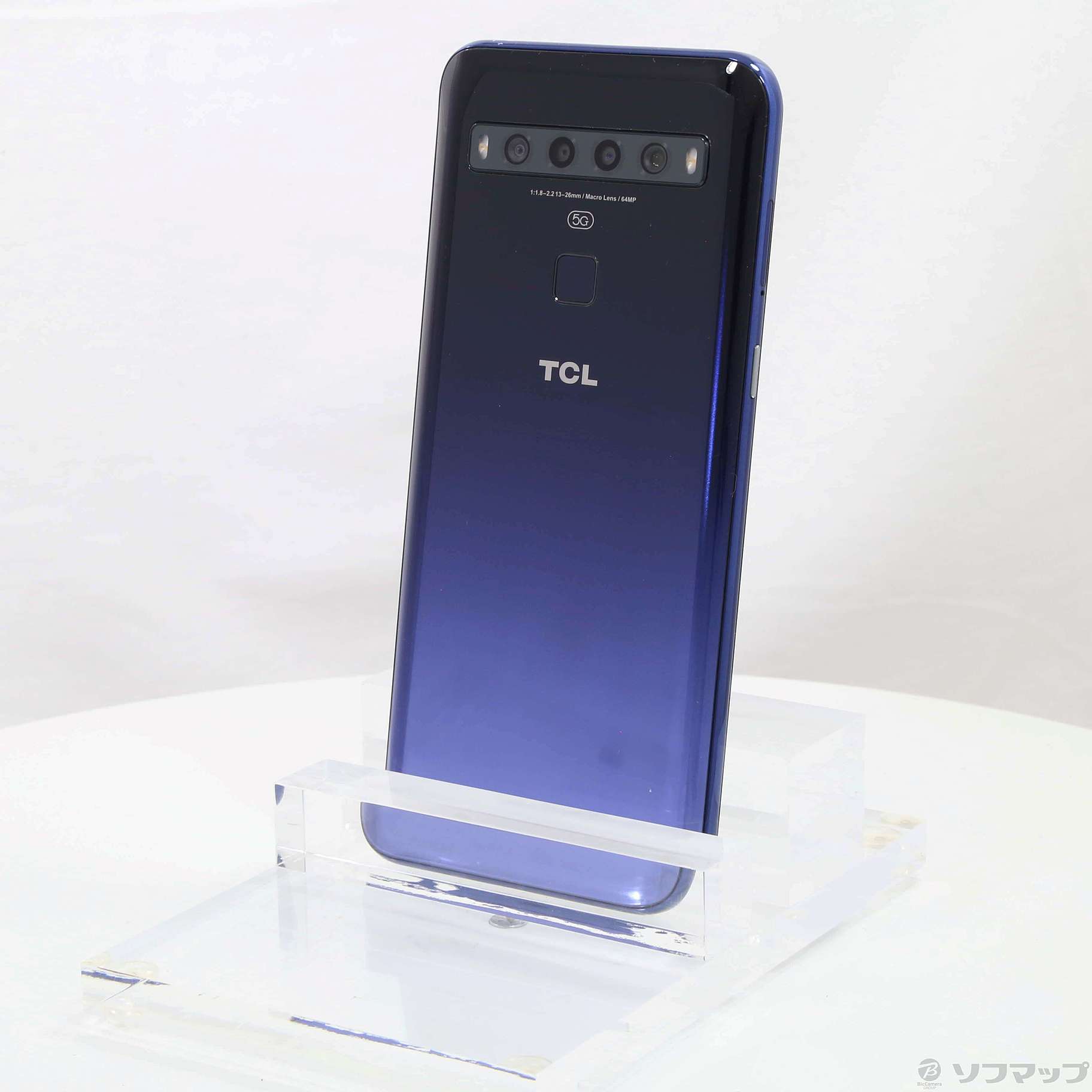 中古】TCL 10 5G 128GB クロームブルー T790H SIMフリー