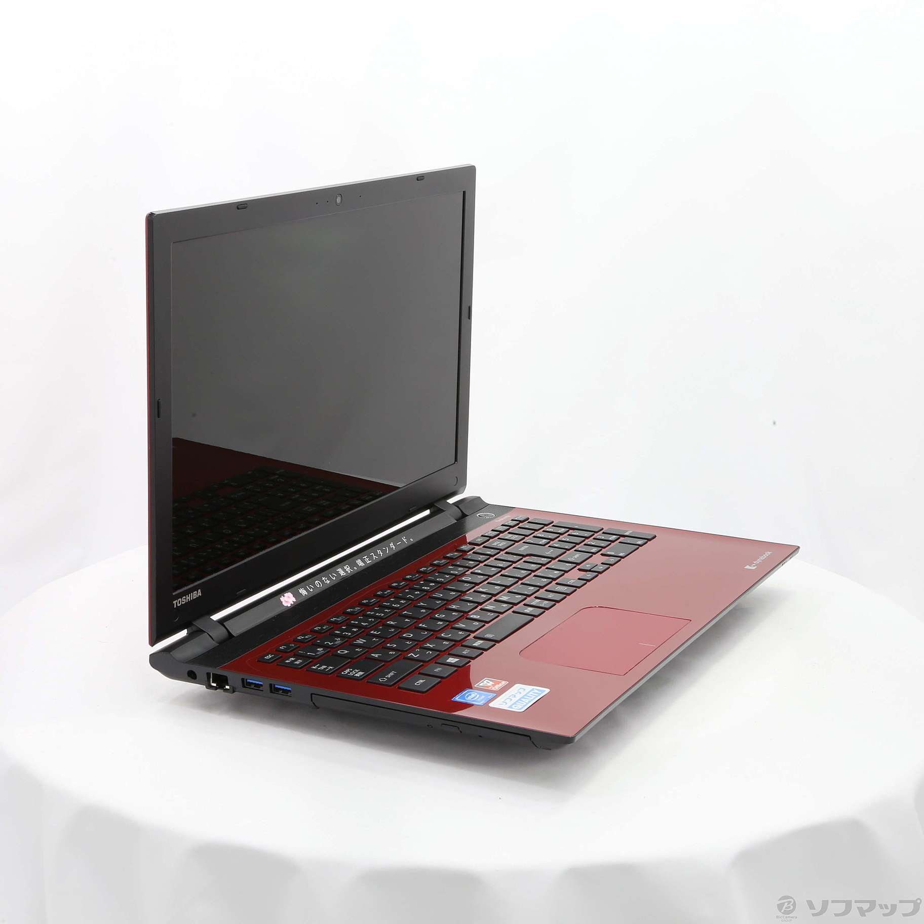 中古】dynabook T45／UR PT45URP-SWA モデナレッド 〔Windows 10