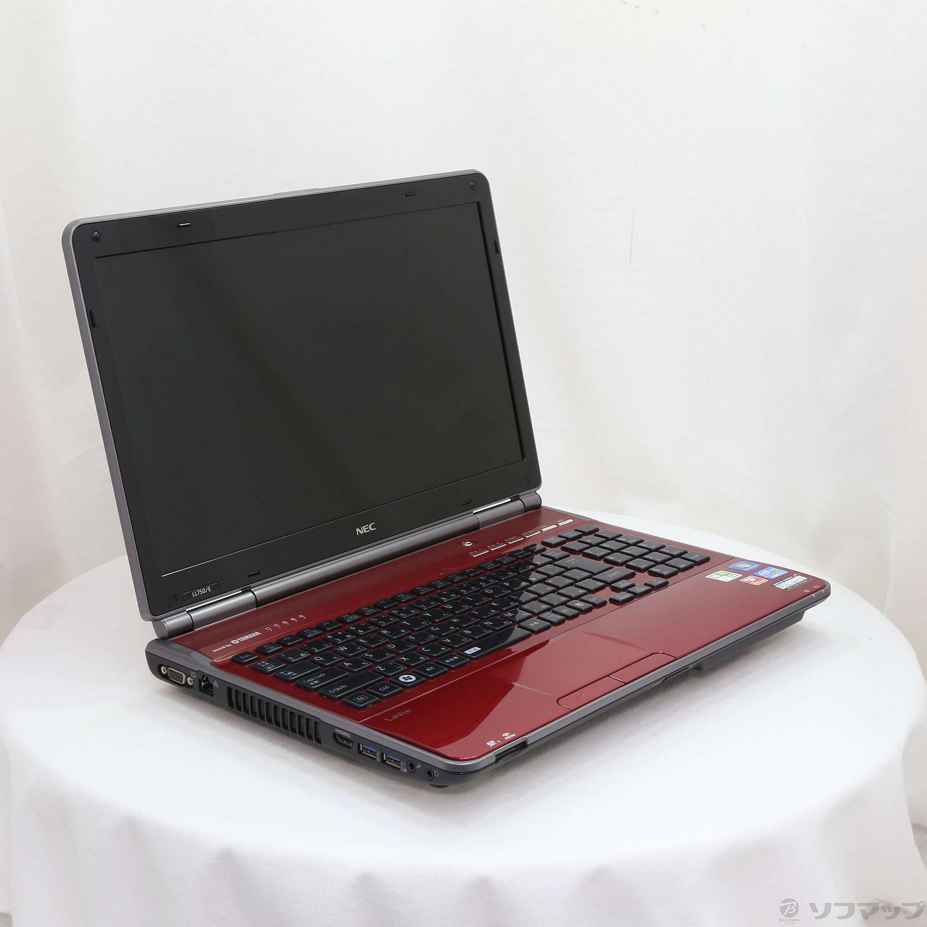 格安安心パソコン LaVie L PC-LL750ES3KS クリスタルレッド