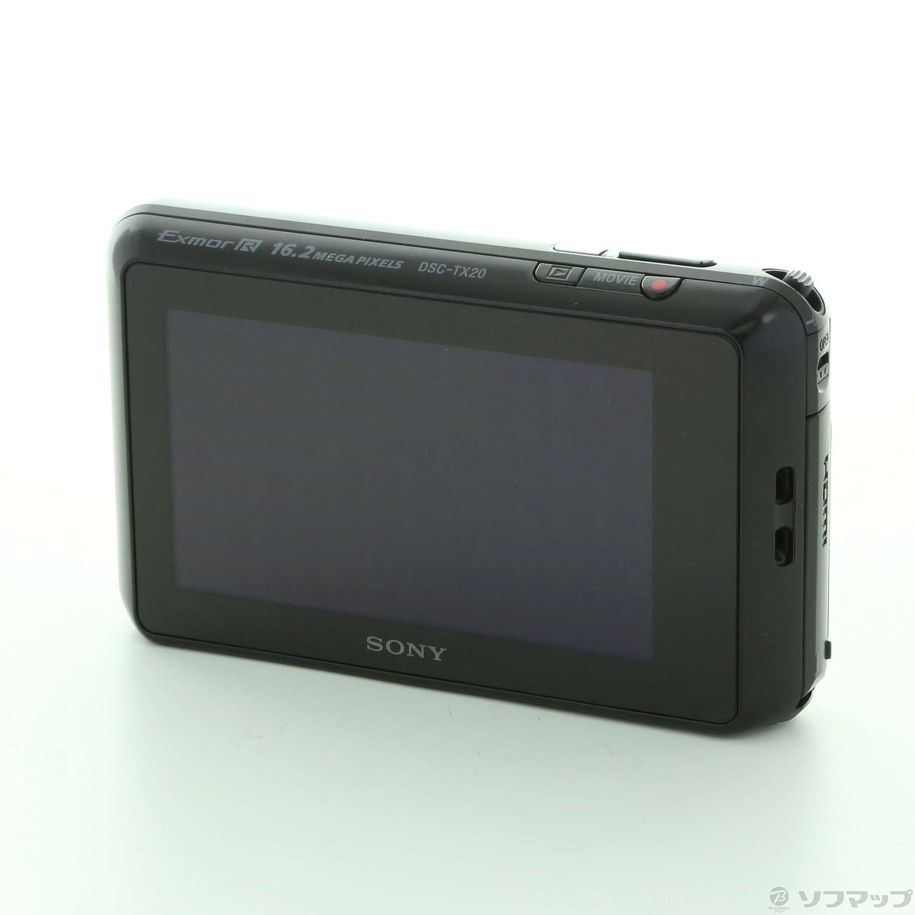 中古】CYBERSHOT DSC-TX20 B (1620万画素／4倍／防水／ブラック