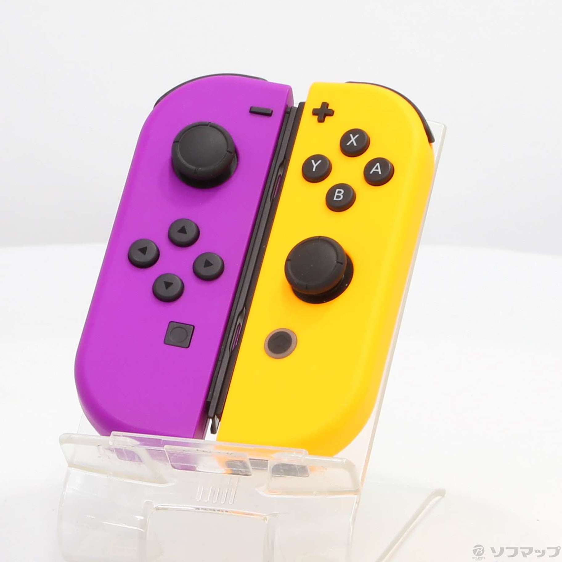 中古】Nintendo Switch Joy-Con (L) ネオンパープル ／ (R) ネオン