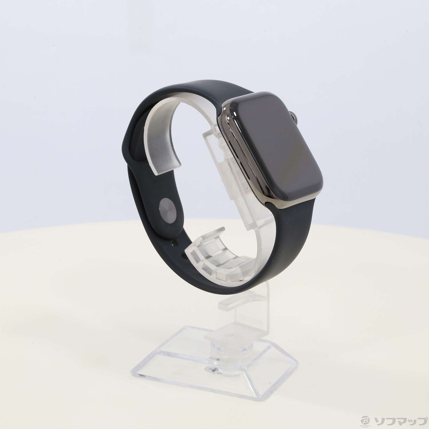 〔展示品〕 Apple Watch Series 6 GPS + Cellular 44mm グラファイトステンレススチールケース  ブラックスポーツバンド