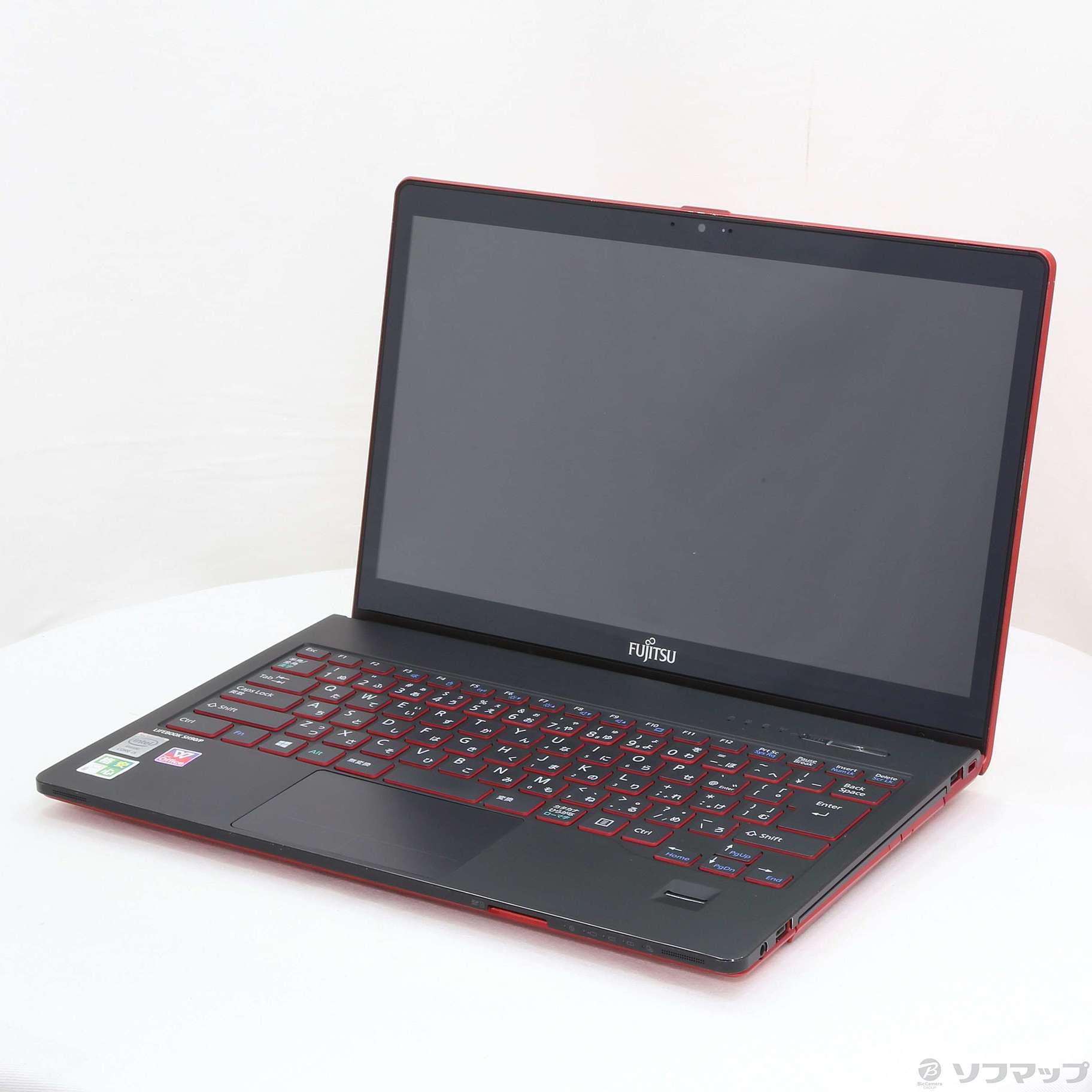 中古】格安安心パソコン LIFEBOOK SH90／P FMVS90PRD3 サテンレッド