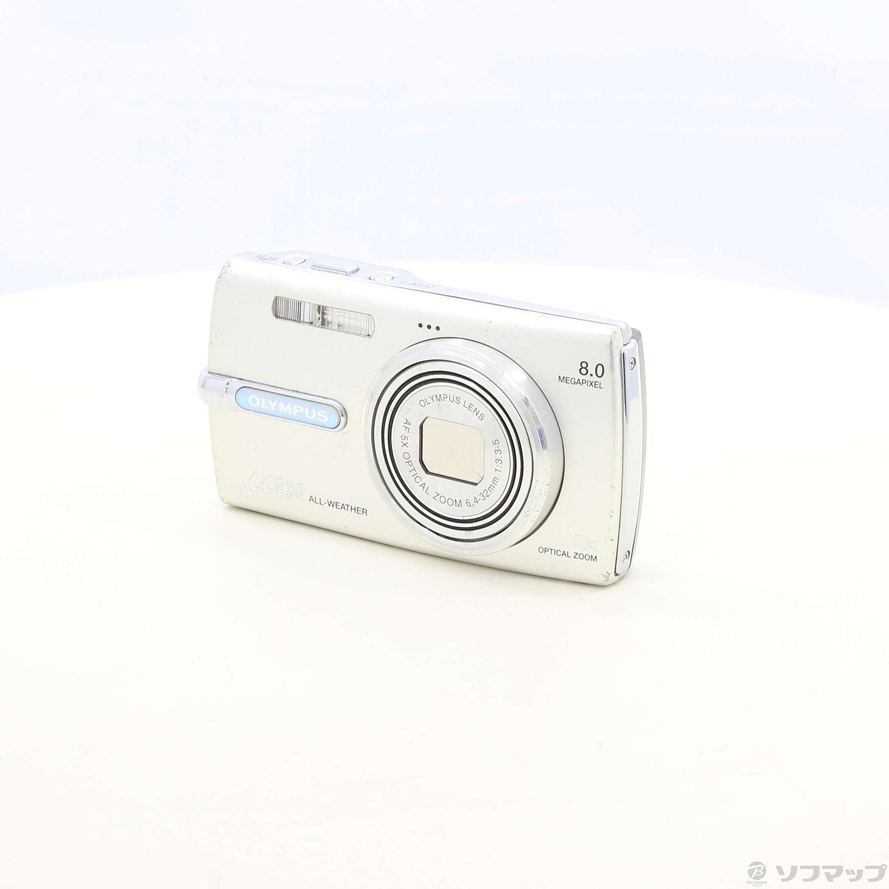 中古】CAMEDIA μ830 SLV (800万画素／5倍ズーム／シャンパンシルバー