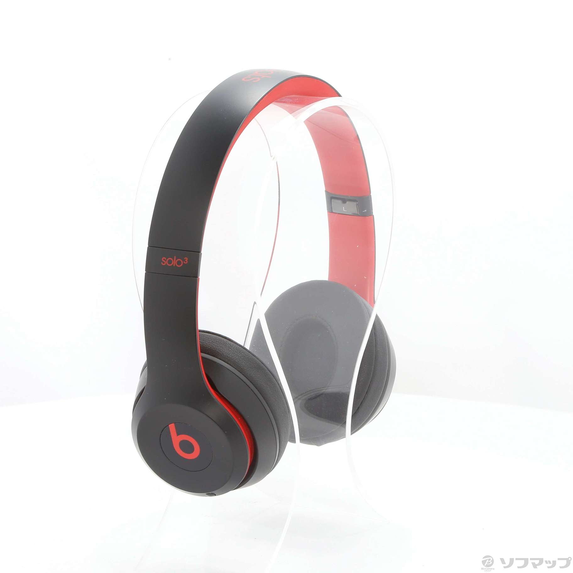 中古】Beats Solo3 Wireless MRQC2PA／A レジスタンス・ブラックレッド