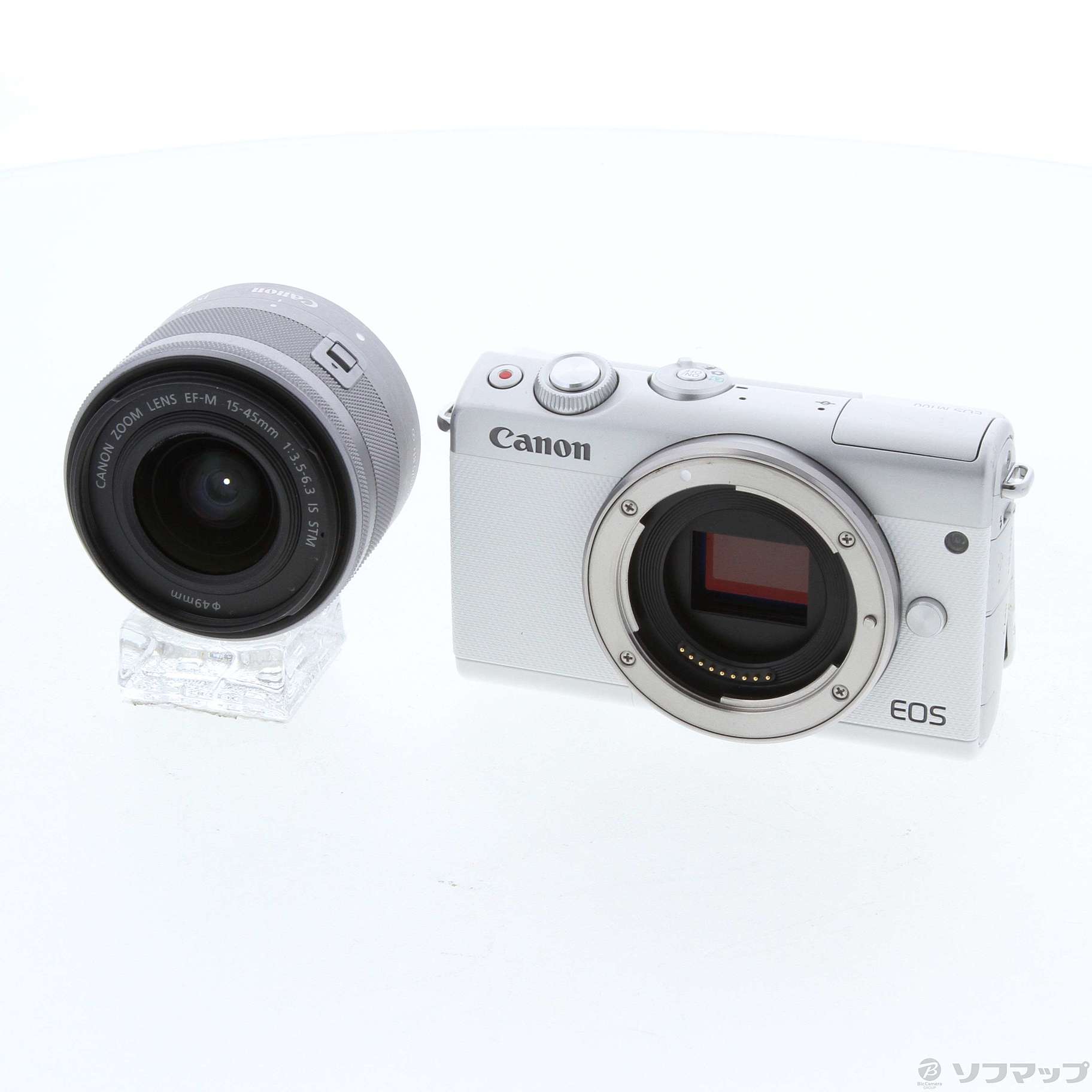 入荷済み Canon EOS … レンズキット STM IS EF-M15-45 M100 デジタルカメラ