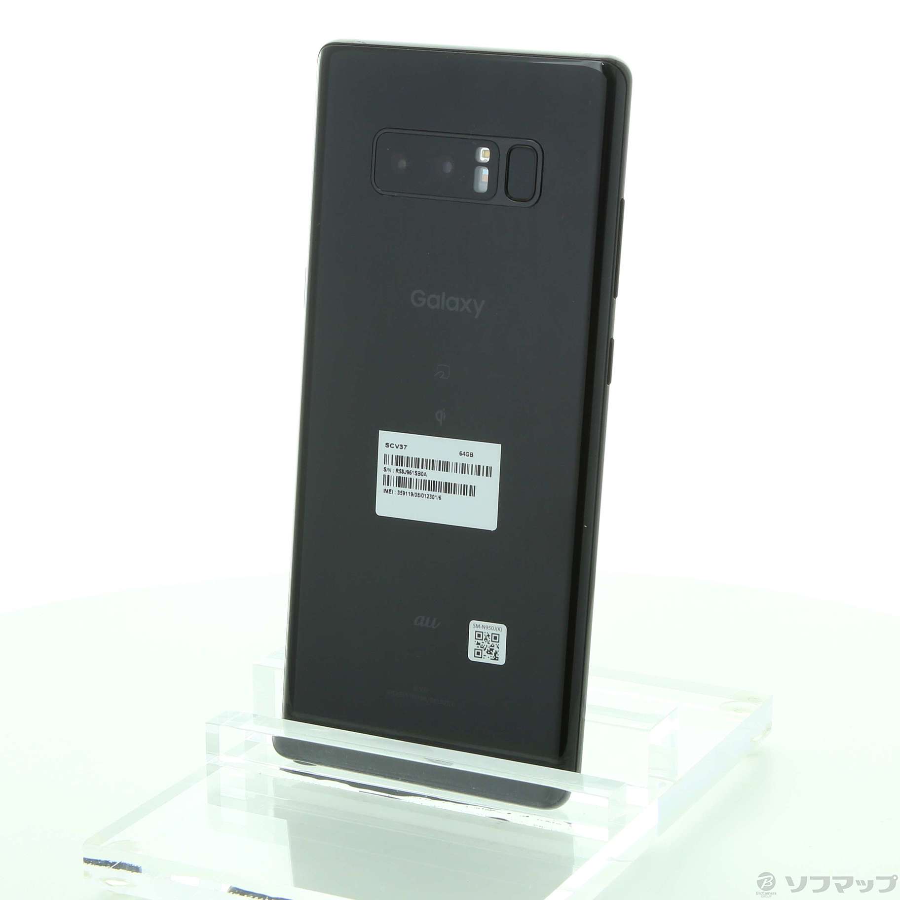 GALAXY Note8 64GB ミッドナイトブラック SCV37 auロック解除SIMフリー