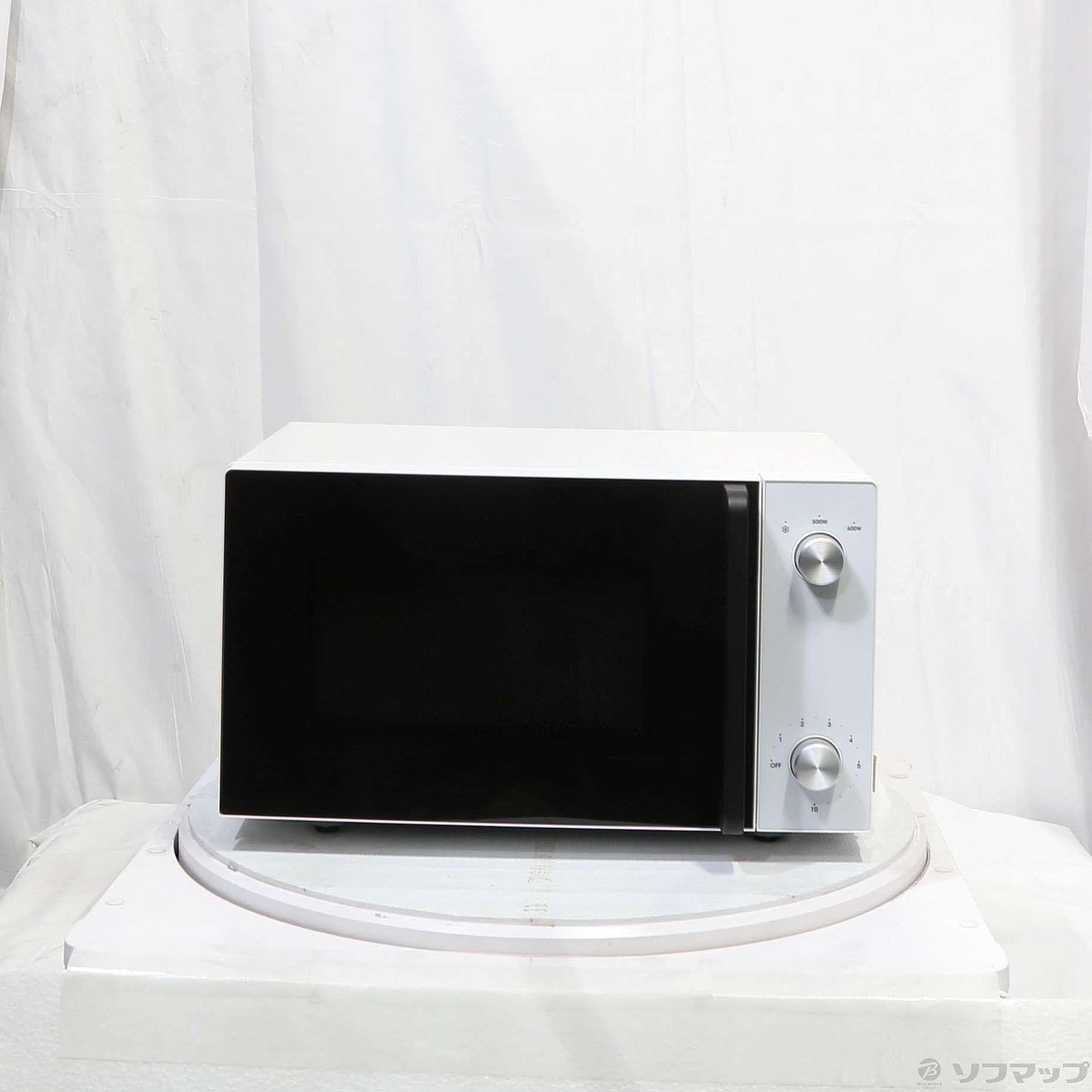 〔展示品〕フラット電子レンジ ホワイト AT-DR21 [20L ／50／60Hz]