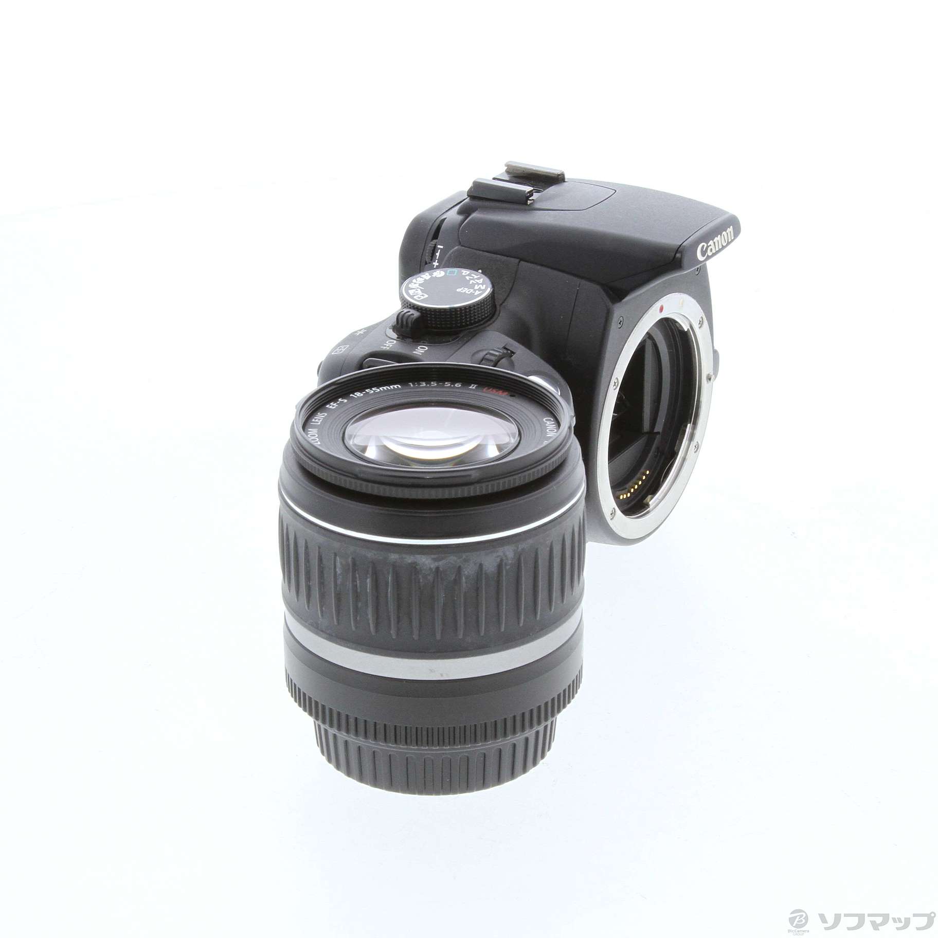 中古】EOS kiss Digital N (レンズキット／ブラック) [2133032541338