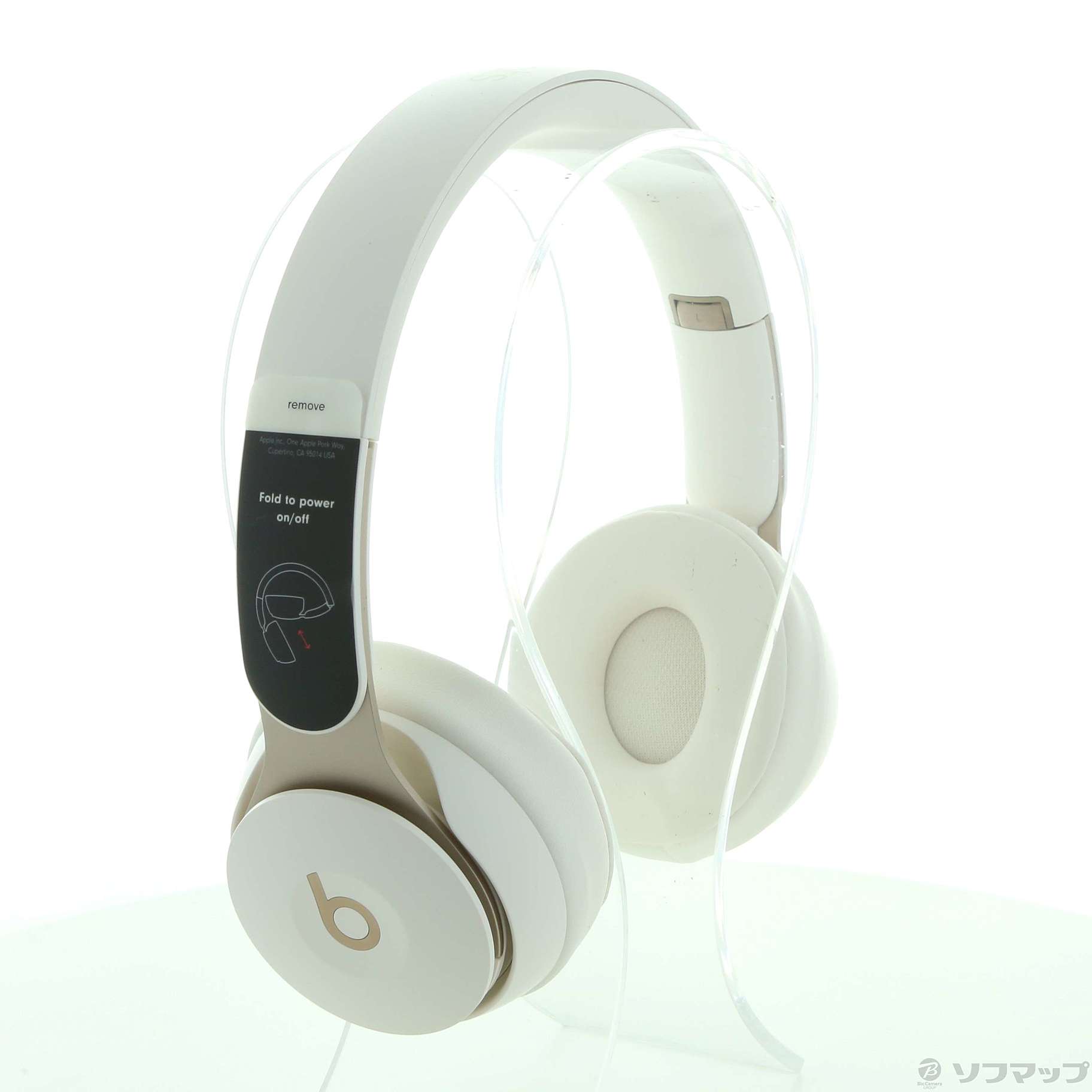 中古】Beats Solo Pro MRJ72FE／A アイボリー [2133032546609