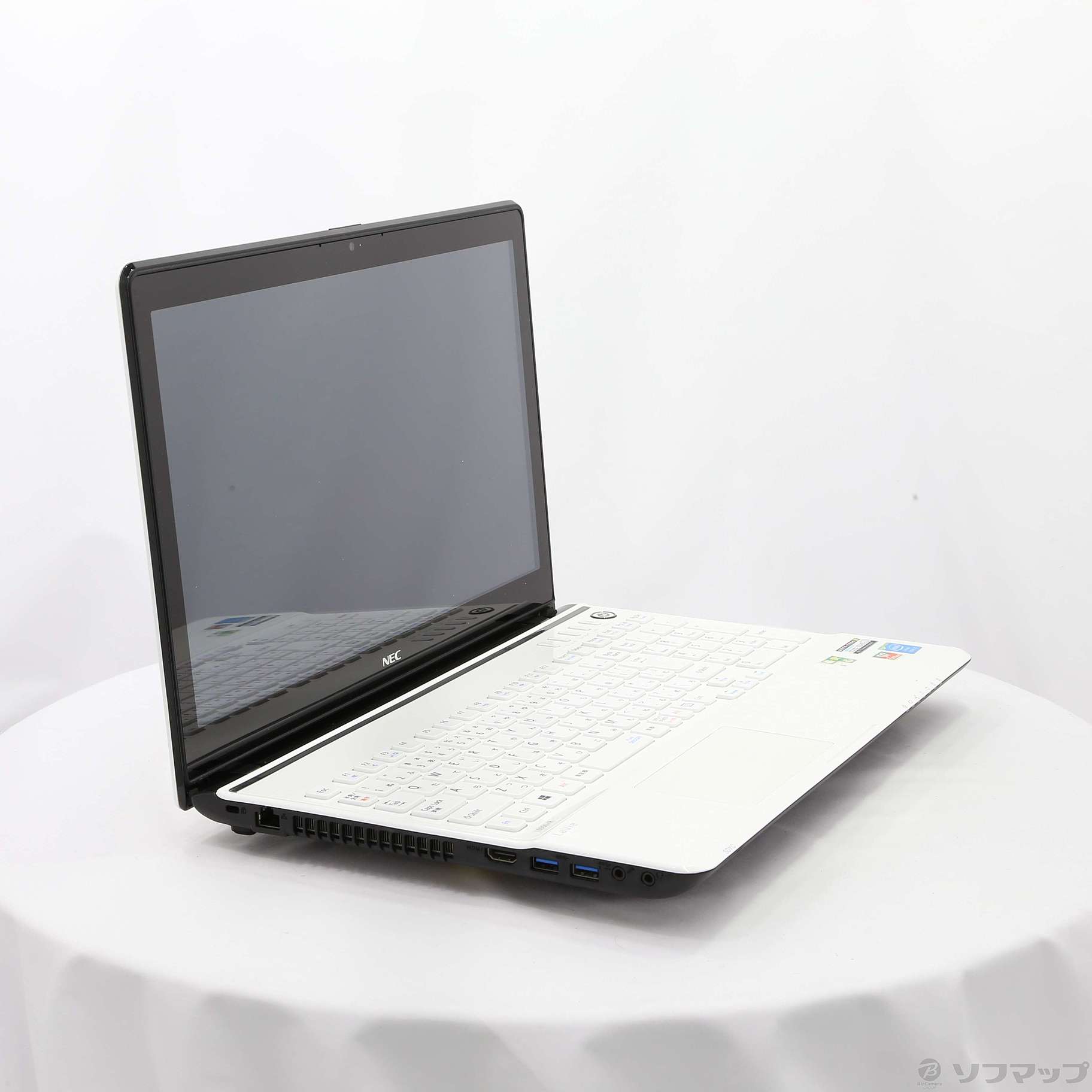 NEC ノートパソコン LaVie S PC-LS550RSW-J/中古特価良品の+