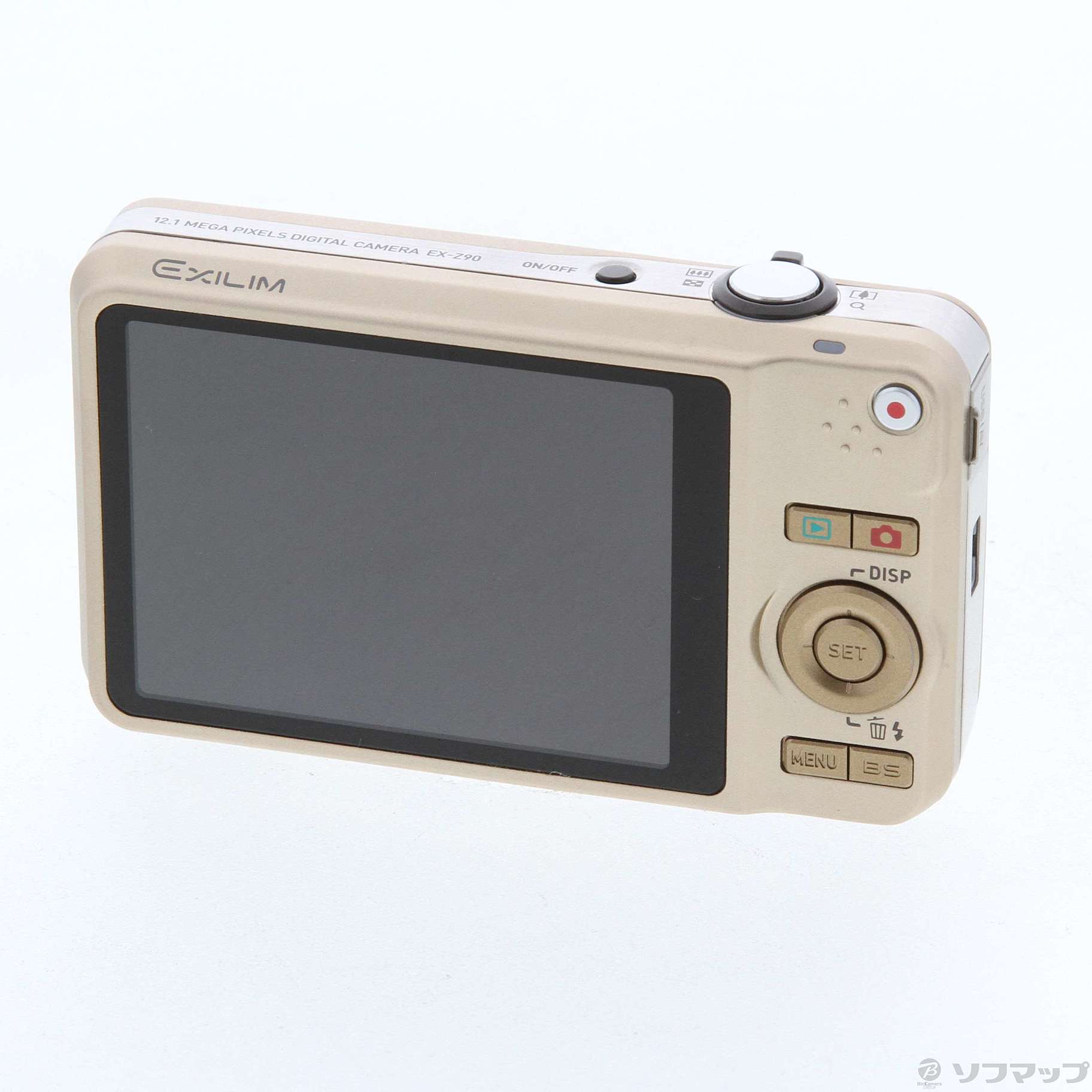 中古】EXILIM ZOOM EX-Z90GD (1210万画素／3倍ズーム／ゴールド) ◇06