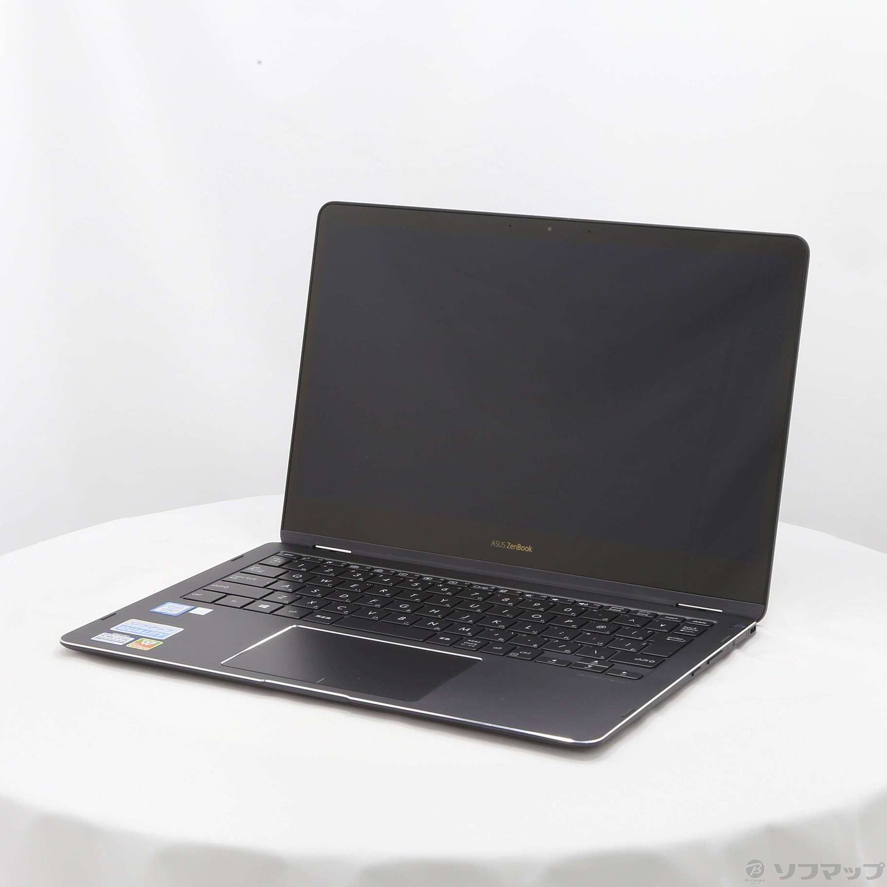 中古】ZenBook Flip S UX370UA UX370UA-8550 スモーキーグレー