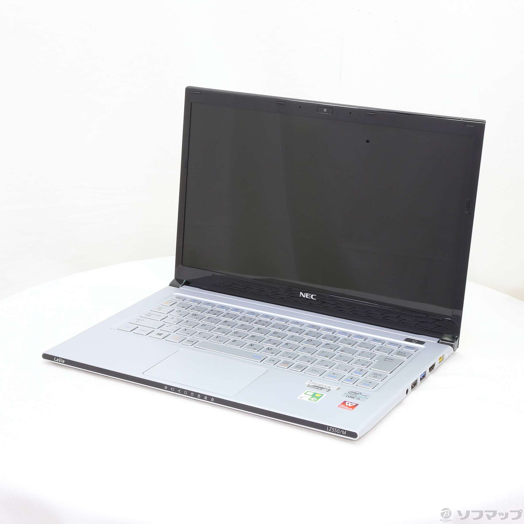 格安安心パソコン LaVie Z LZ550／MSS PC-LZ550MSS シルバー ※バッテリー完全消耗