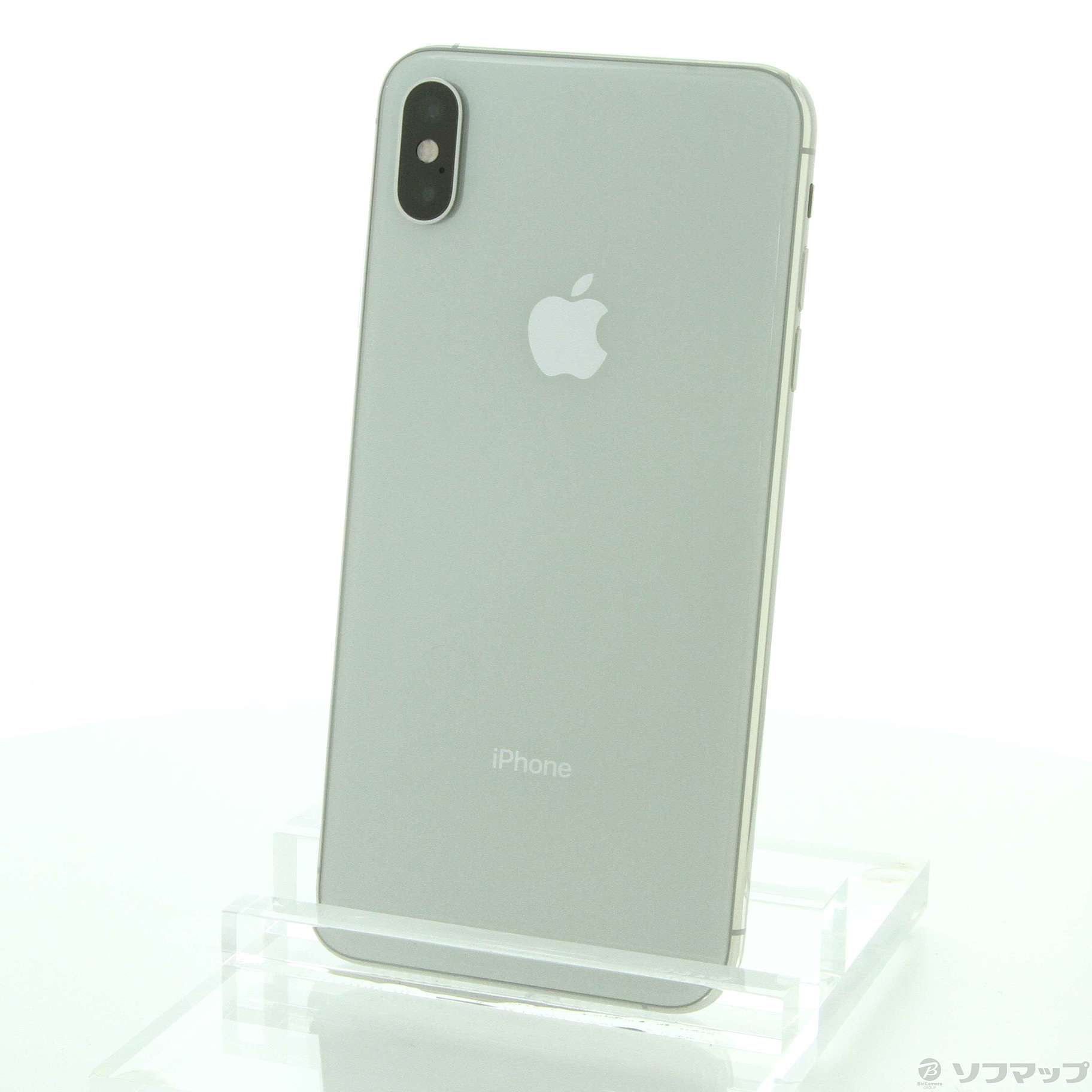 中古】〔展示品〕 iPhoneXS Max 256GB シルバー MT6V2J／A SIMフリー