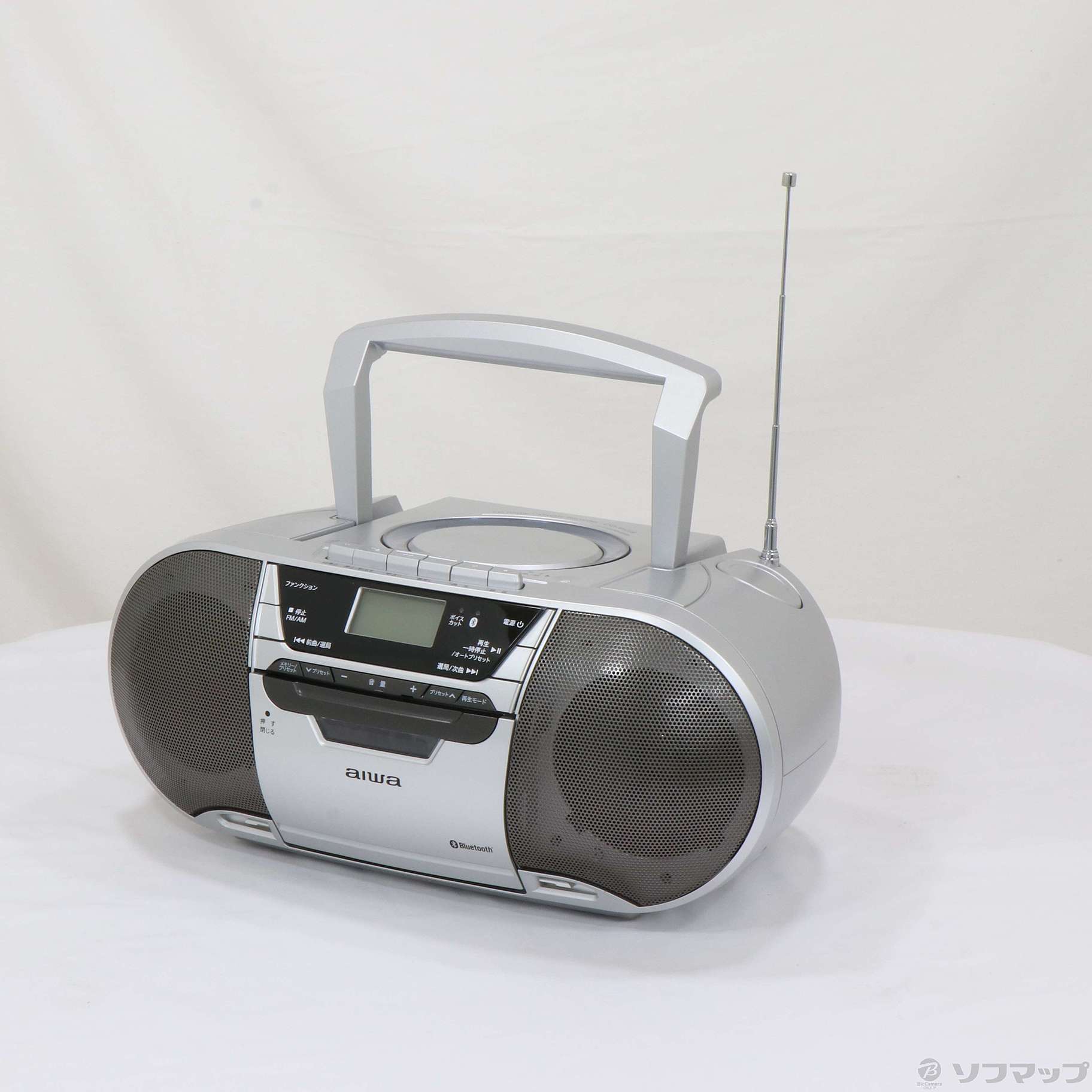 中古】〔展示品〕 CDラジオカセットレコーダー CSD-MV20B 