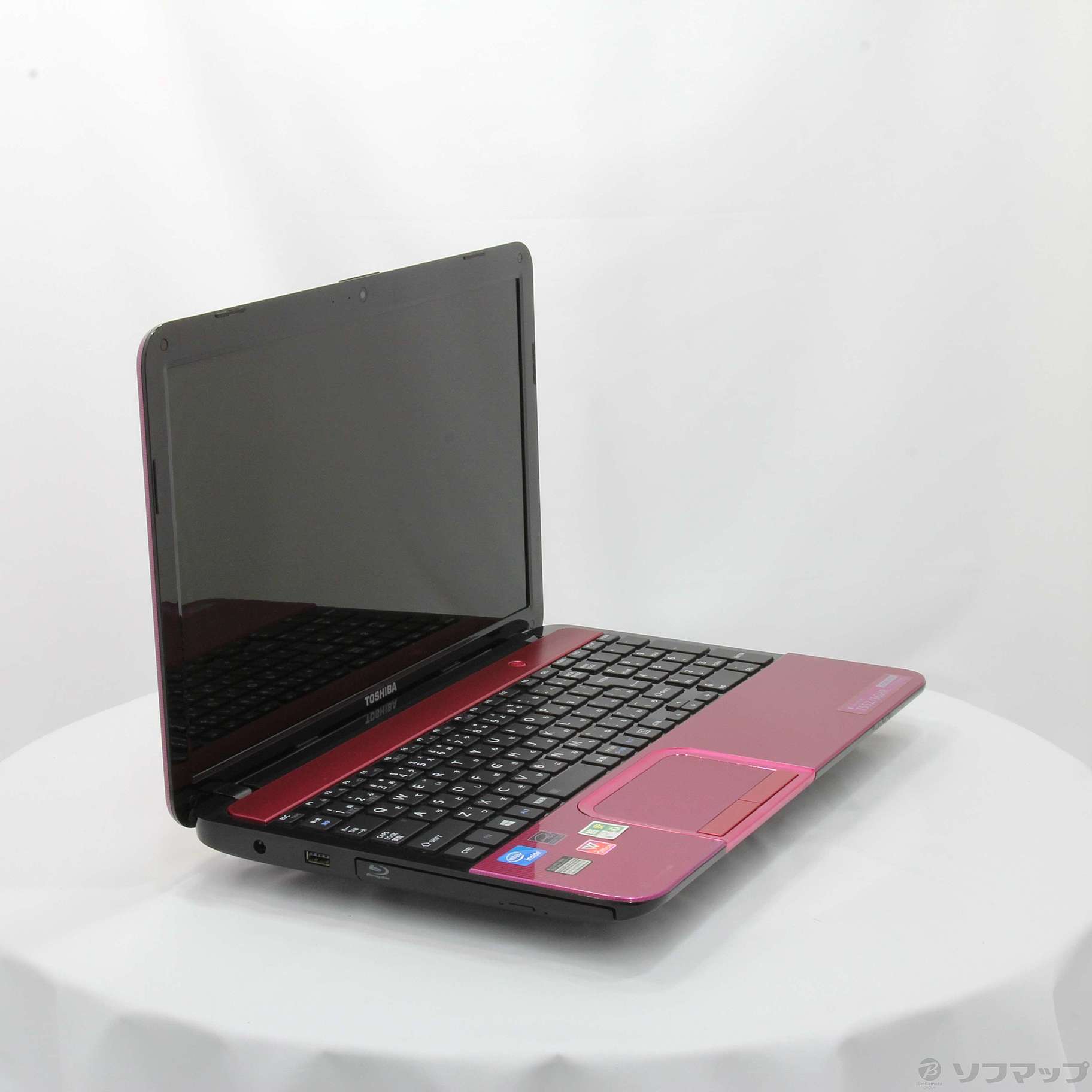 中古】格安安心パソコン dynabook T552／36HR PT55236HBMR ルビーロゼ