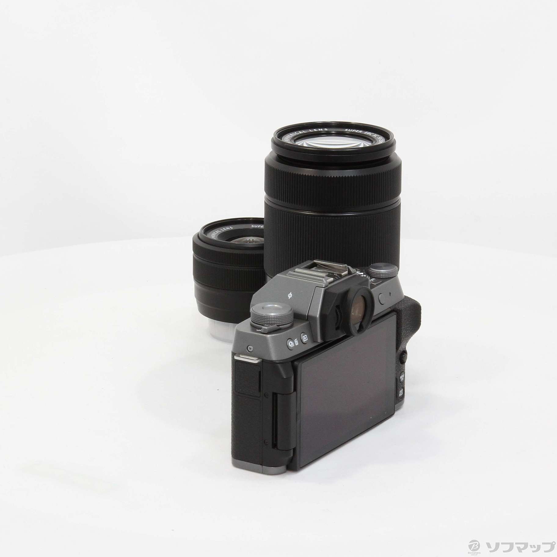 中古】FUJIFILM X-T200 ダブルズームレンズキット ダークシルバー ◇06