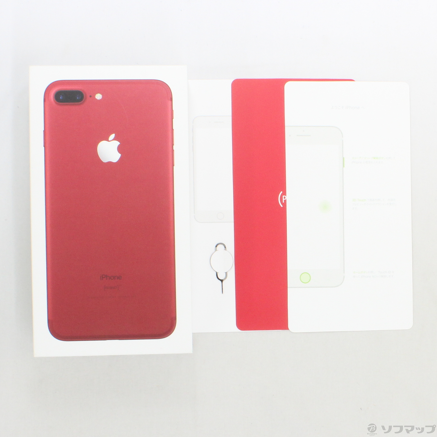 iphone7plus 128GB red 赤　Softbank